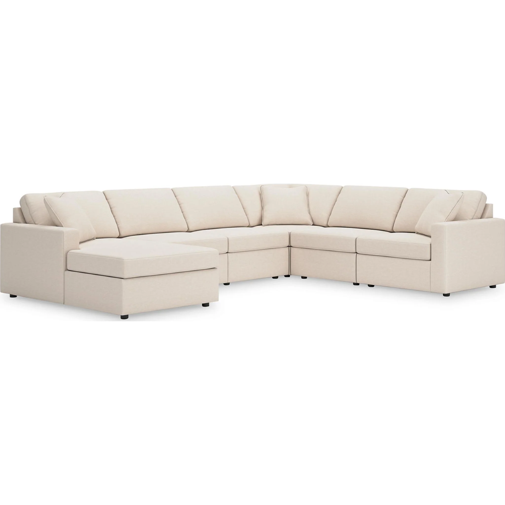 Modmax 6 Piece Modular Sectional with Chaise - Image 26