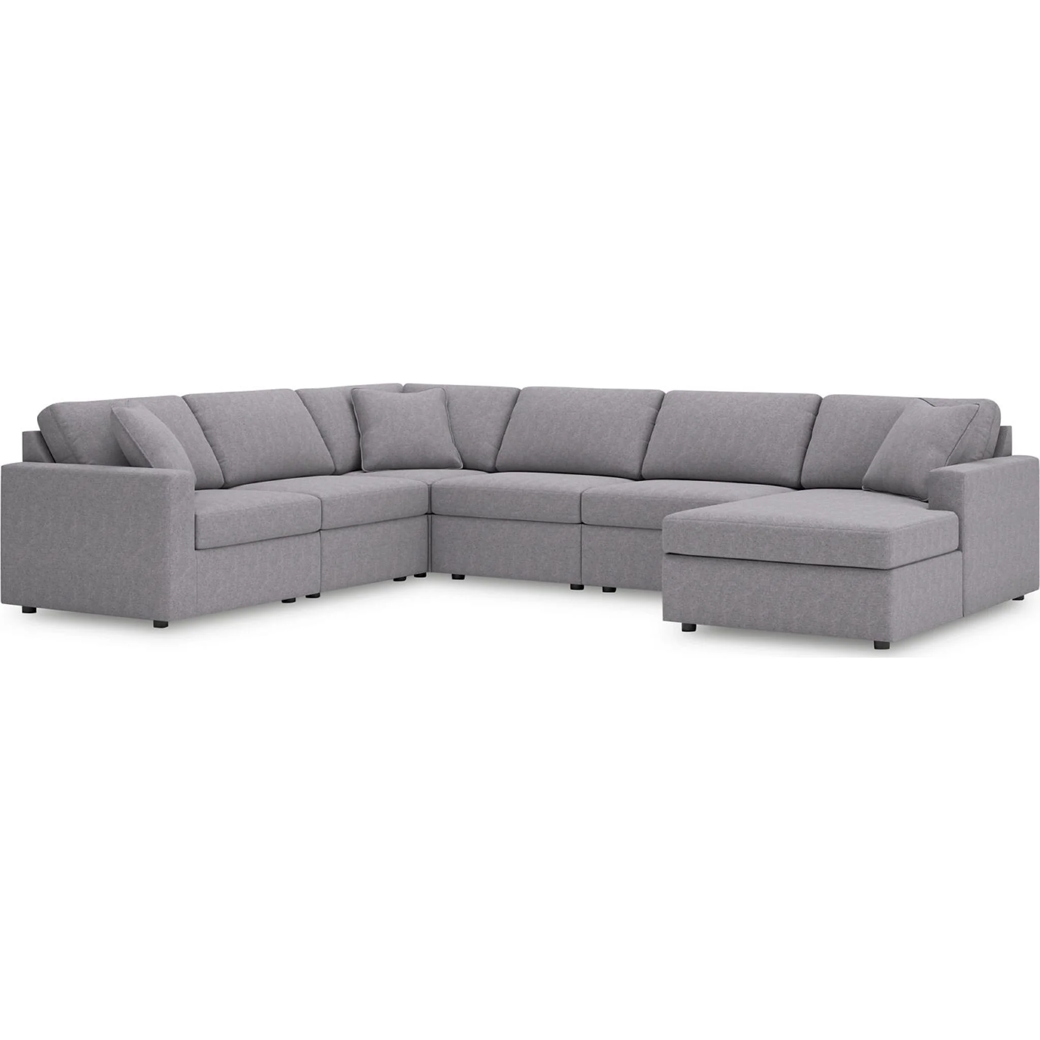 Modmax 6 Piece Modular Sectional with Chaise - Image 29