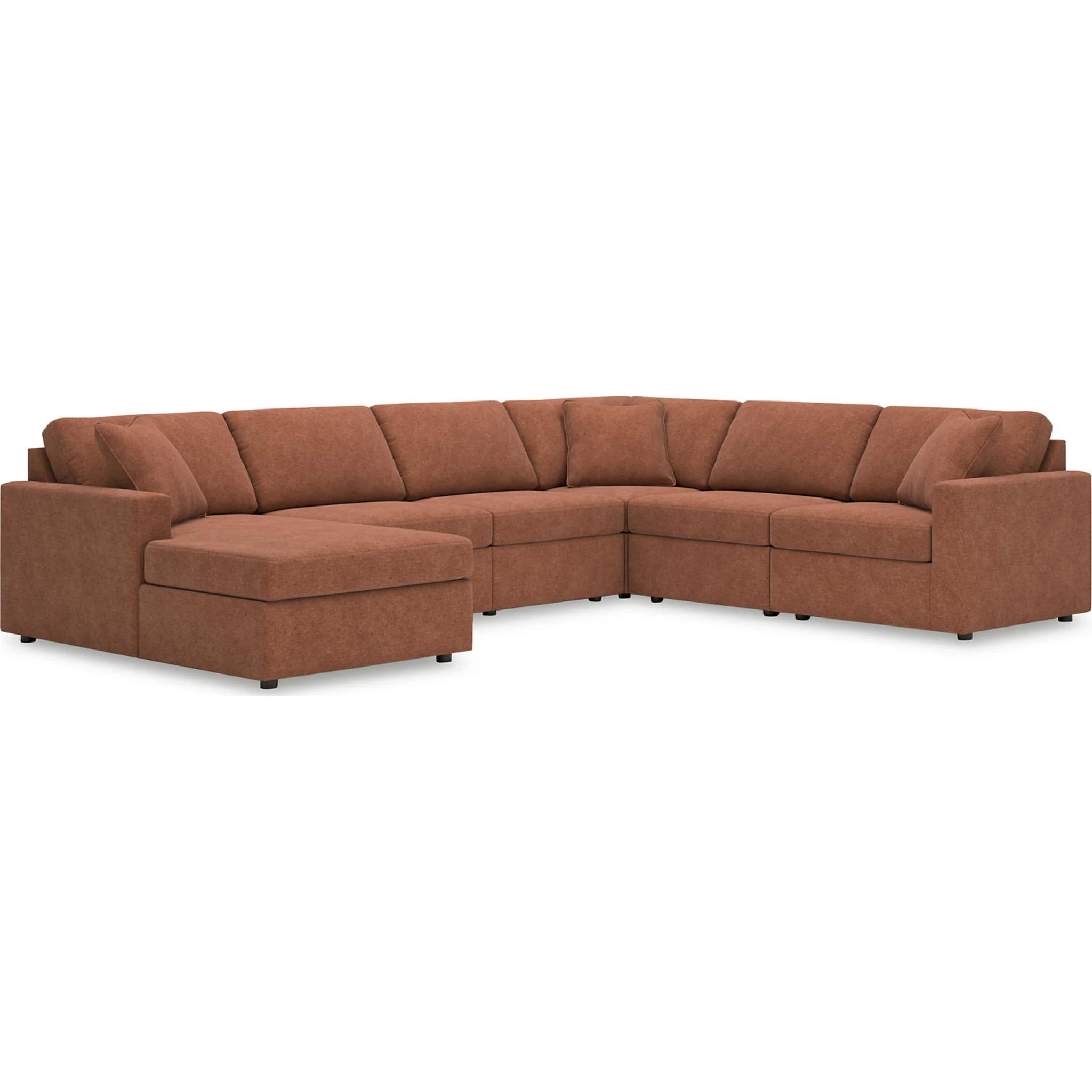Modmax 6 Piece Modular Sectional with Chaise - Image 48