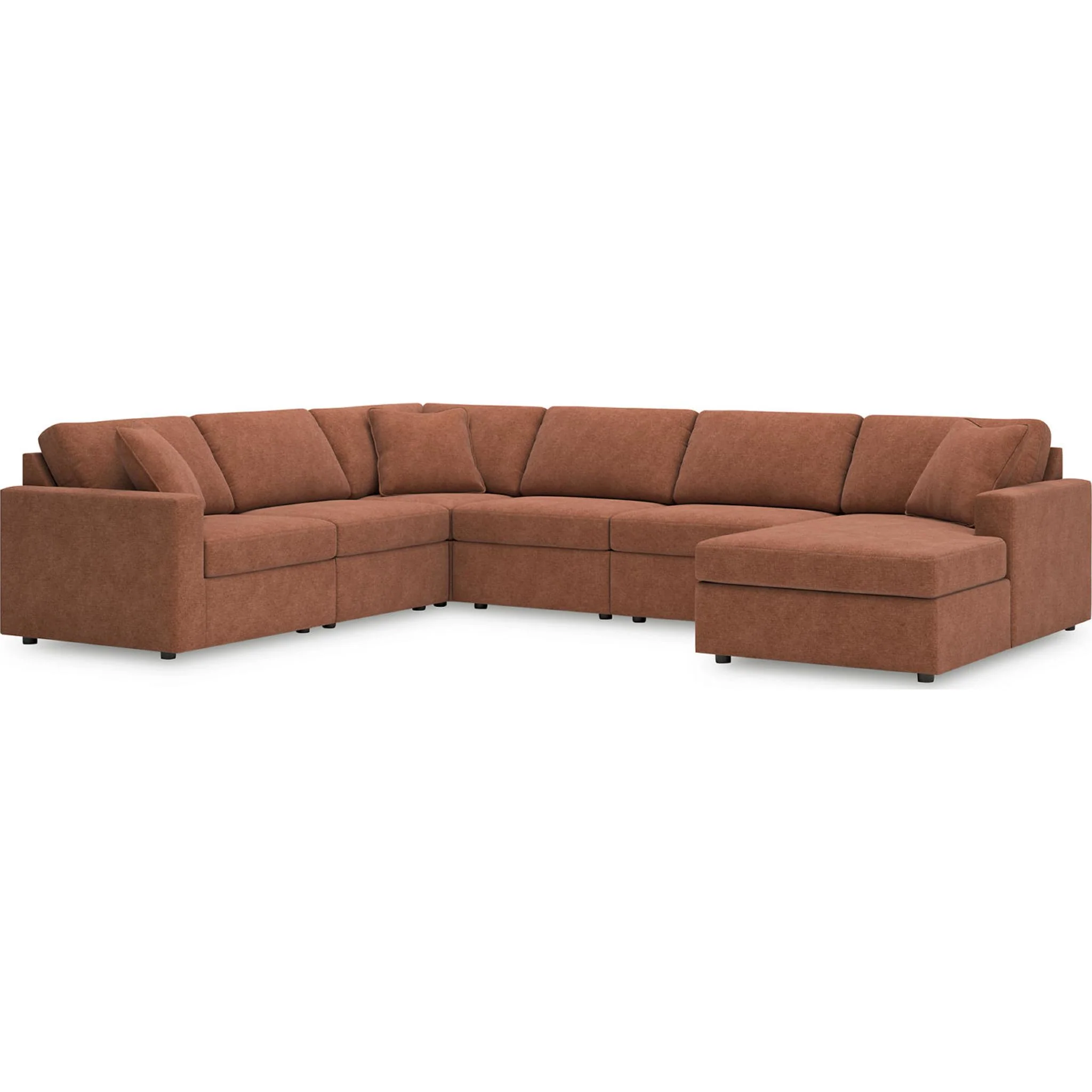 Modmax 6 Piece Modular Sectional with Chaise - Image 6