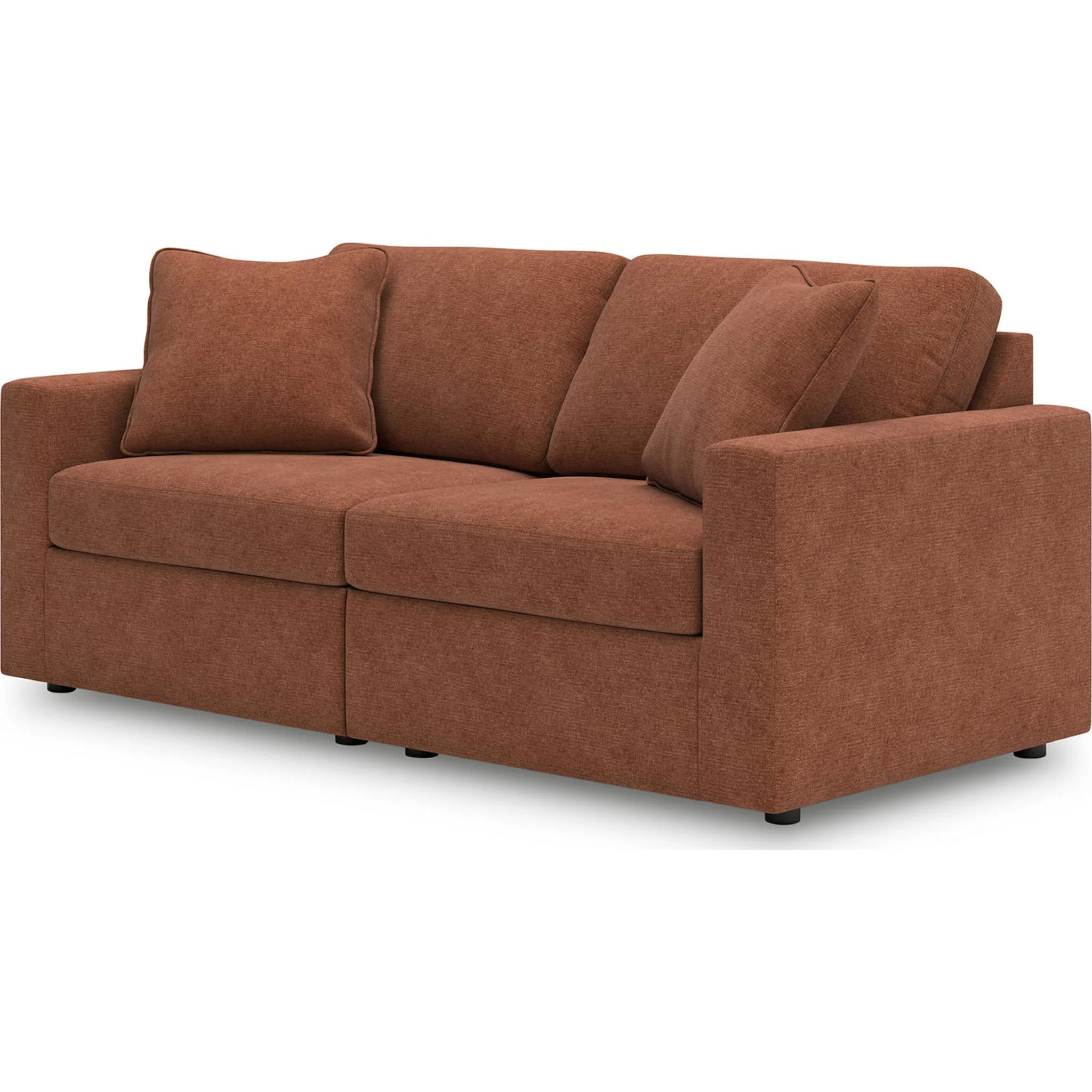 Modmax 6 Piece Modular Sectional with Chaise and Storage Console - Image 56