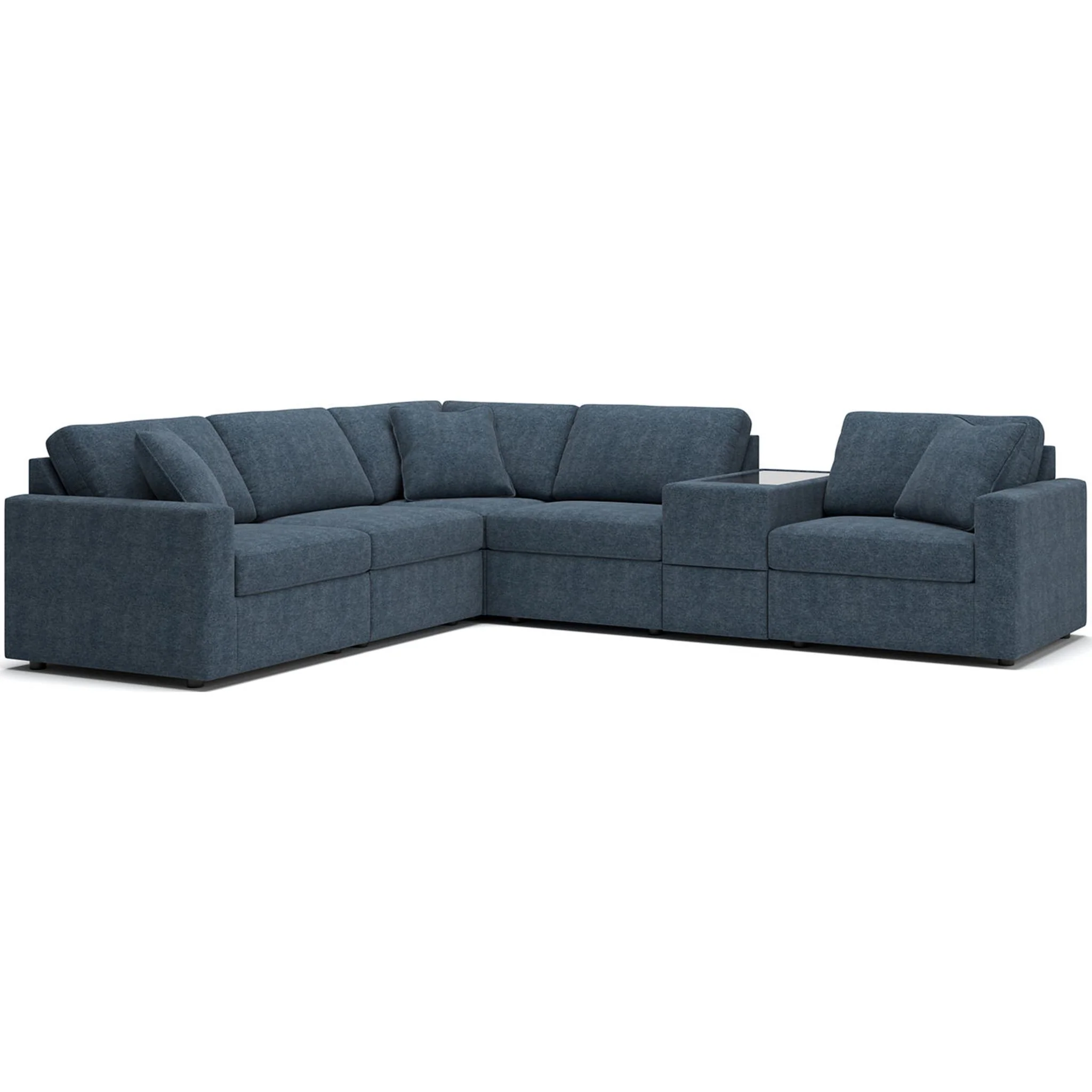 Modmax 6 Piece Modular Sectional with Storage Console - Image 14