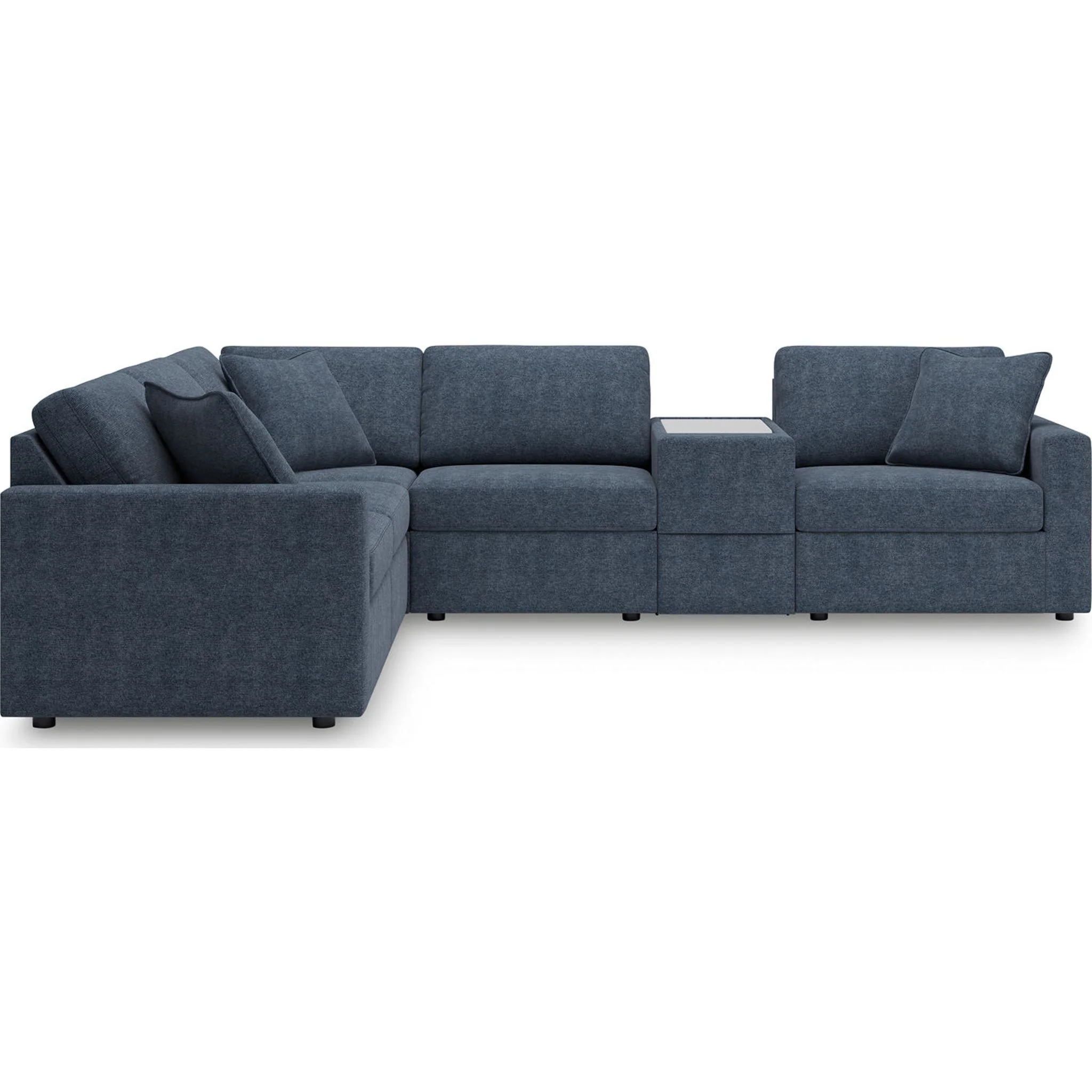 Modmax 6 Piece Modular Sectional with Storage Console - Image 29