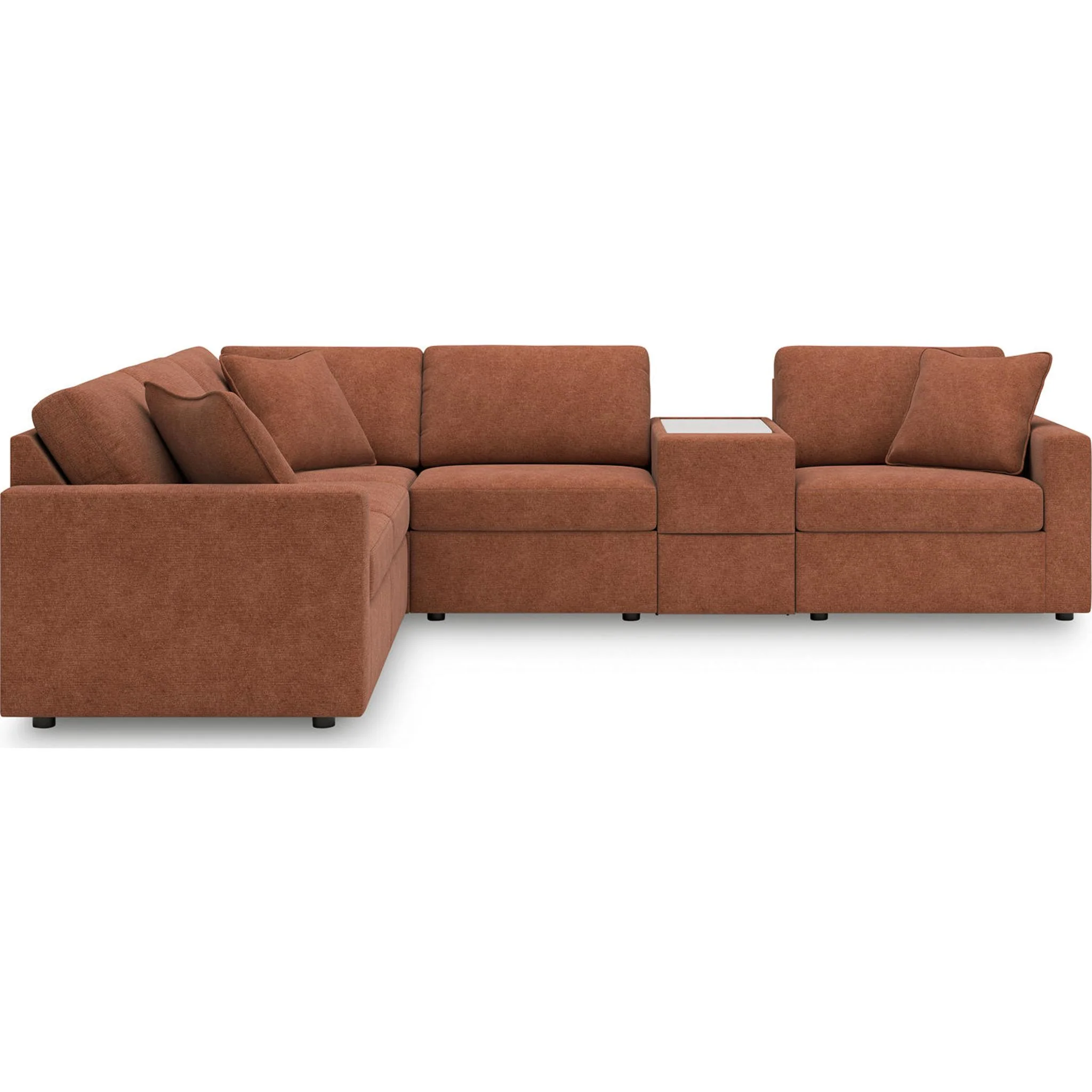 Modmax 6 Piece Modular Sectional with Storage Console - Image 5