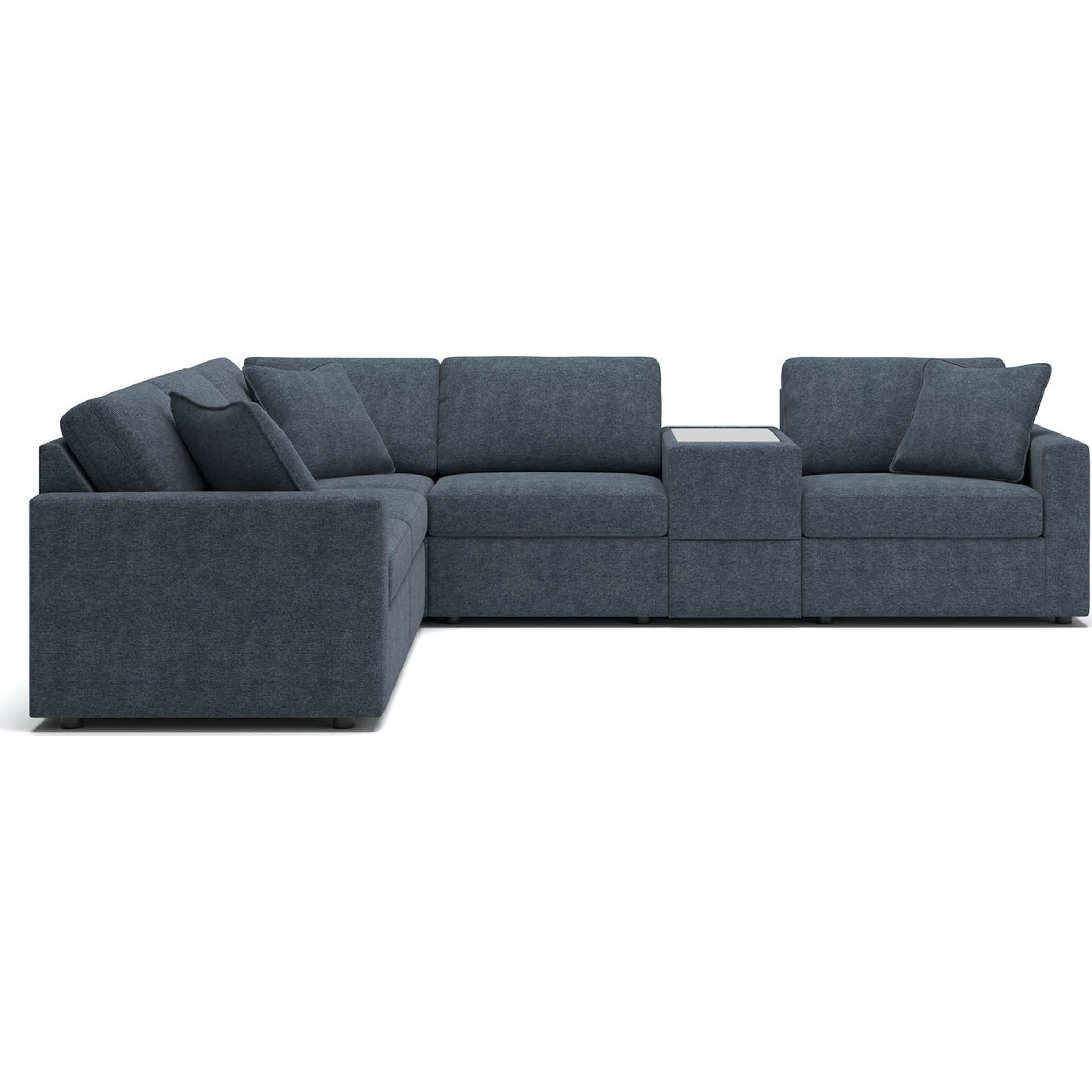 Modmax 6 Piece Modular Sectional with Storage Console - Image 59