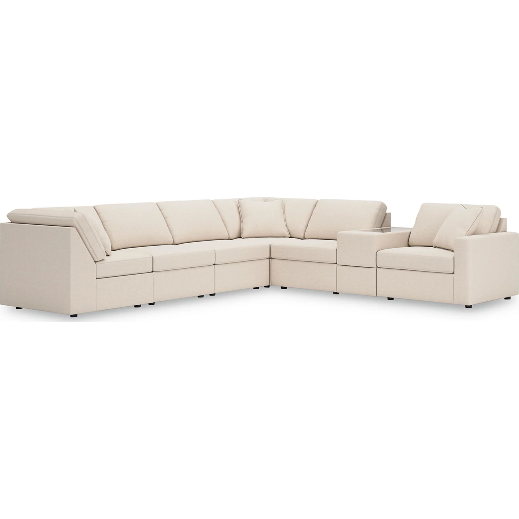 Modmax 7 Piece Modular Sectional with Storage Console - Image 19