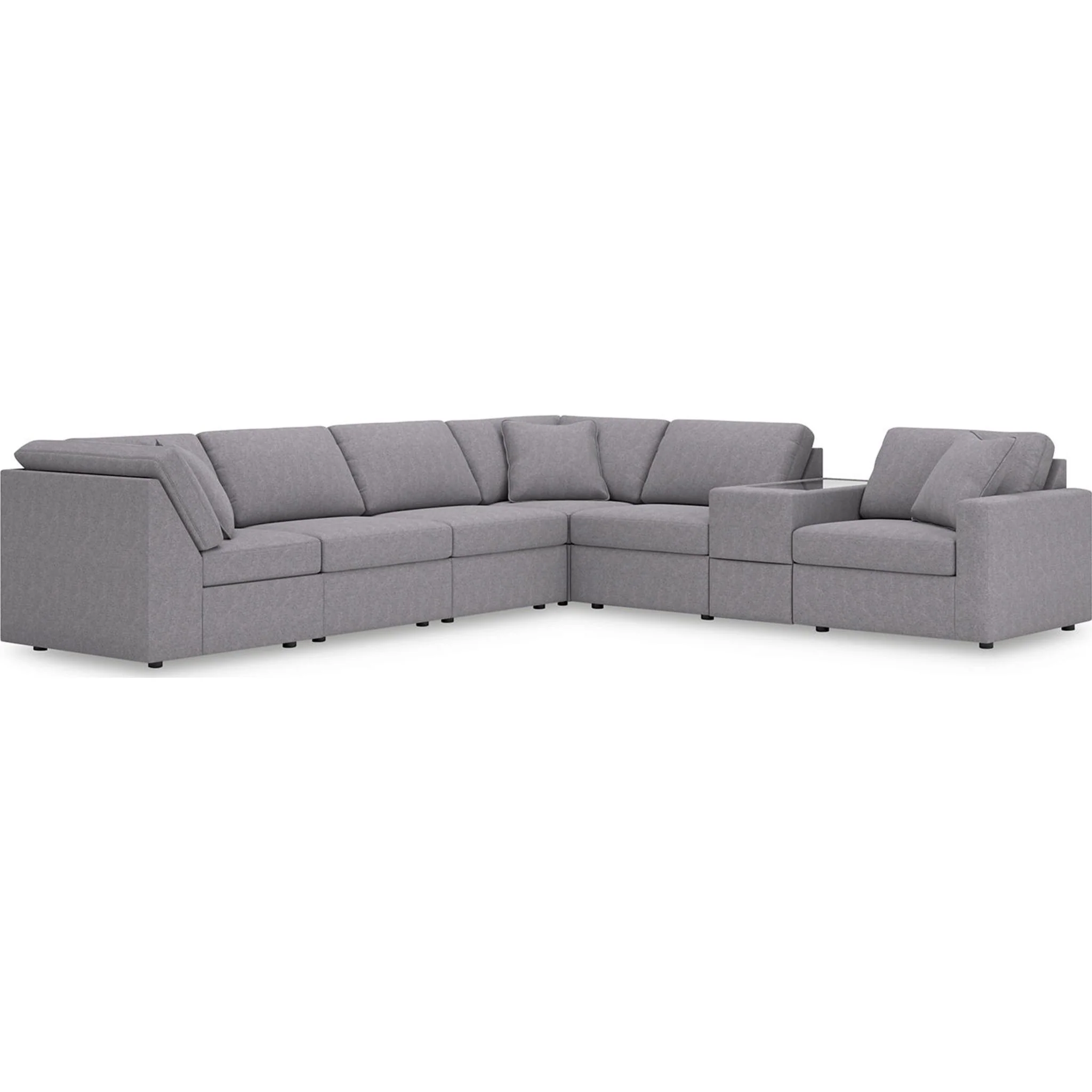 Modmax 7 Piece Modular Sectional with Storage Console - Image 2