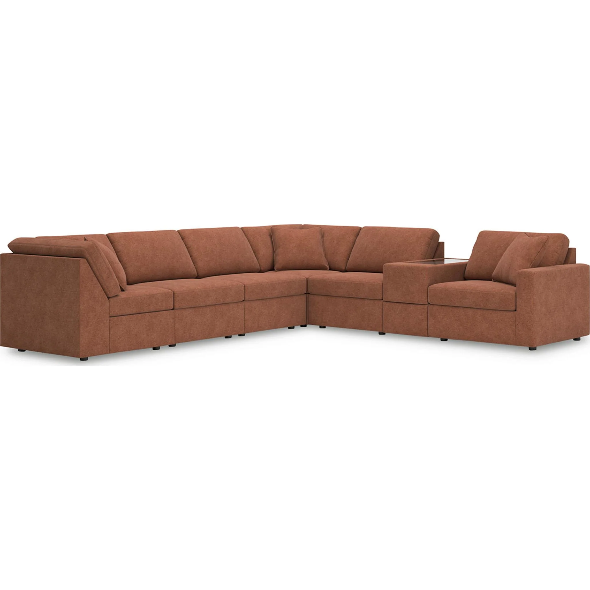 Modmax 7 Piece Modular Sectional with Storage Console - Image 6
