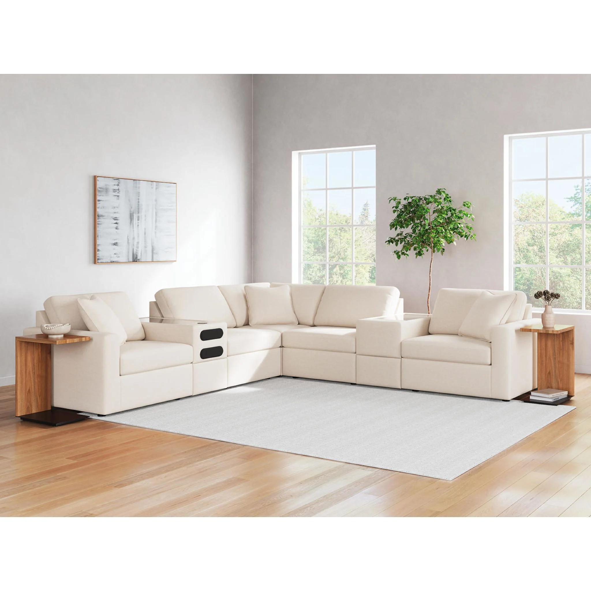Modmax 7 Piece Sectional with Audio System - Image 11