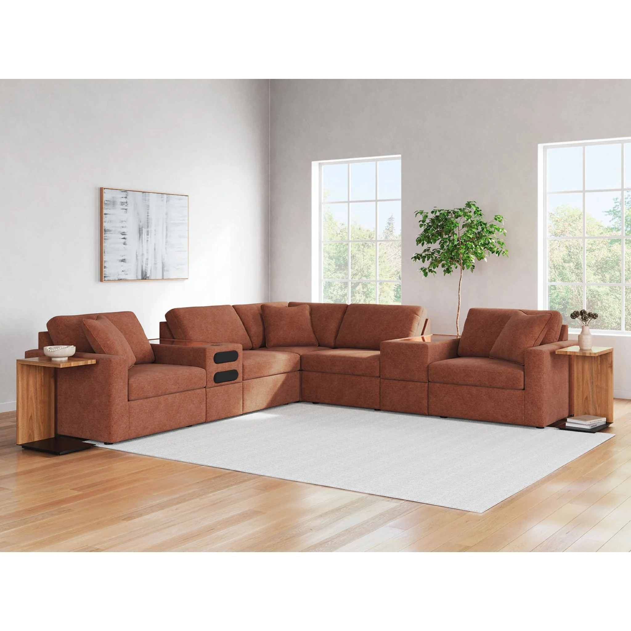 Modmax 7 Piece Sectional with Audio System - Image 3