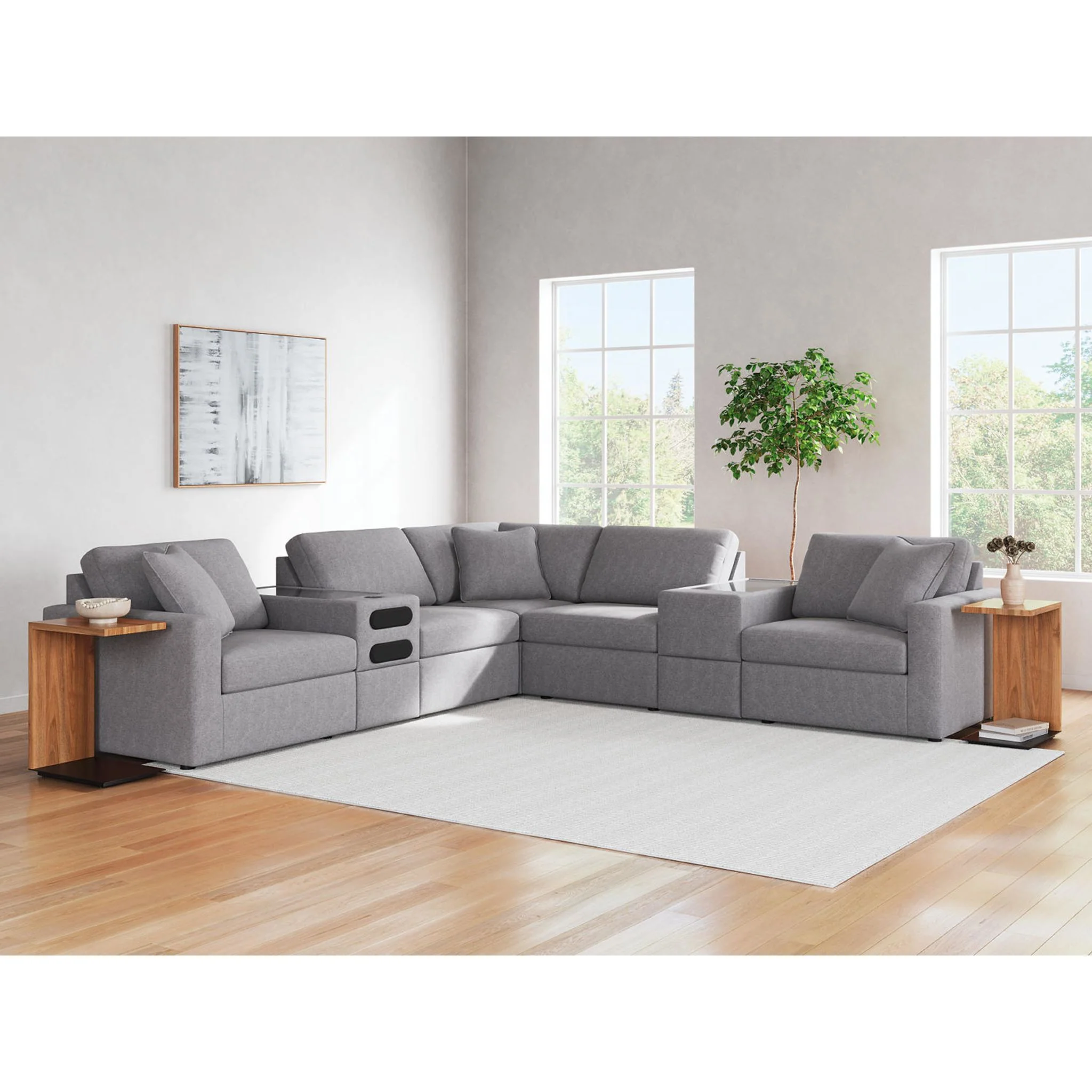 Modmax 7 Piece Sectional with Audio System - Image 7