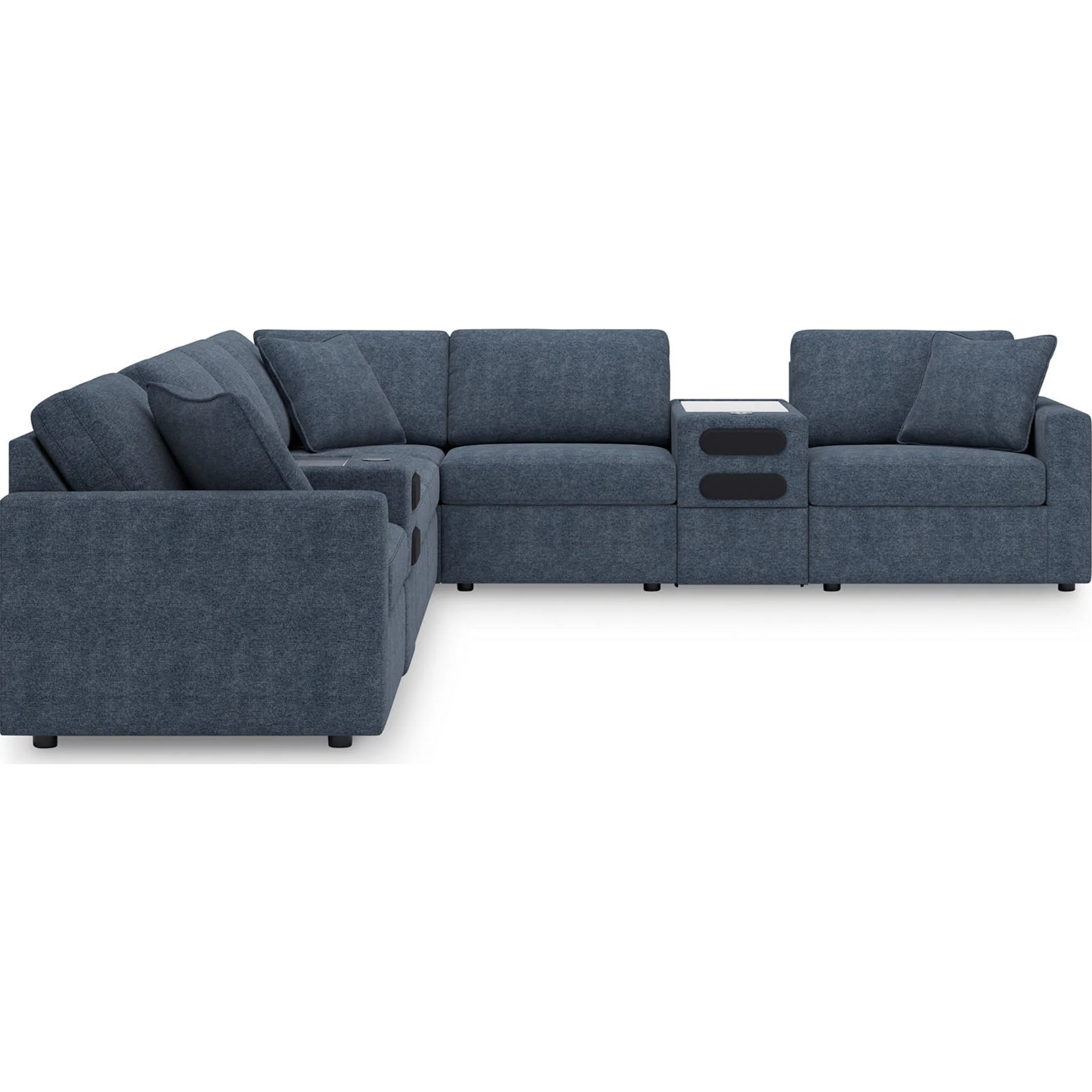 Modmax 8 Piece Modular Sectional with Audio Consoles - Image 25