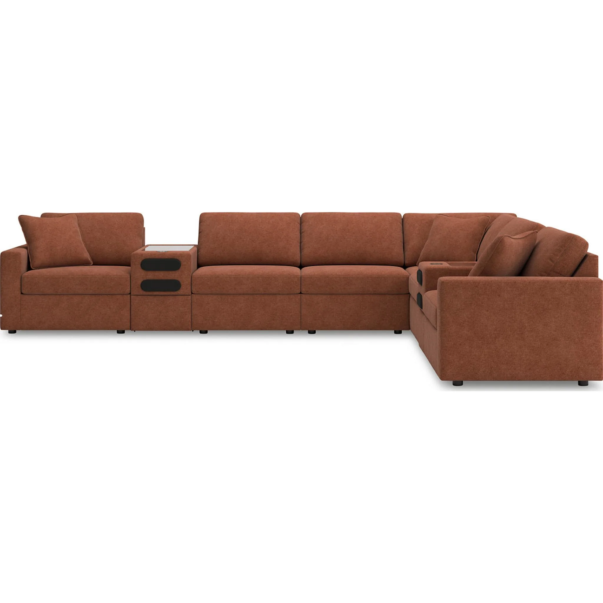 Modmax 8 Piece Modular Sectional with Audio Consoles - Image 9