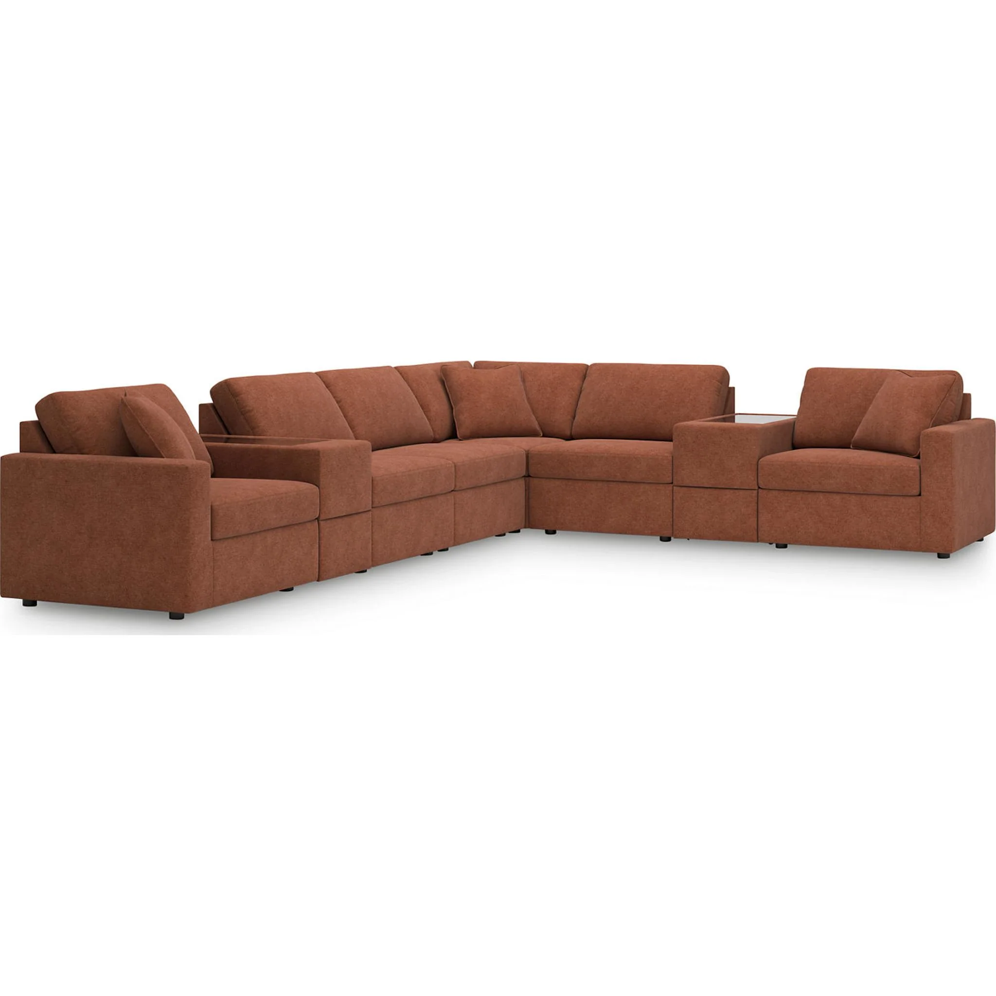 Modmax 8 Piece Modular Sectional with Storage Consoles - Image 10