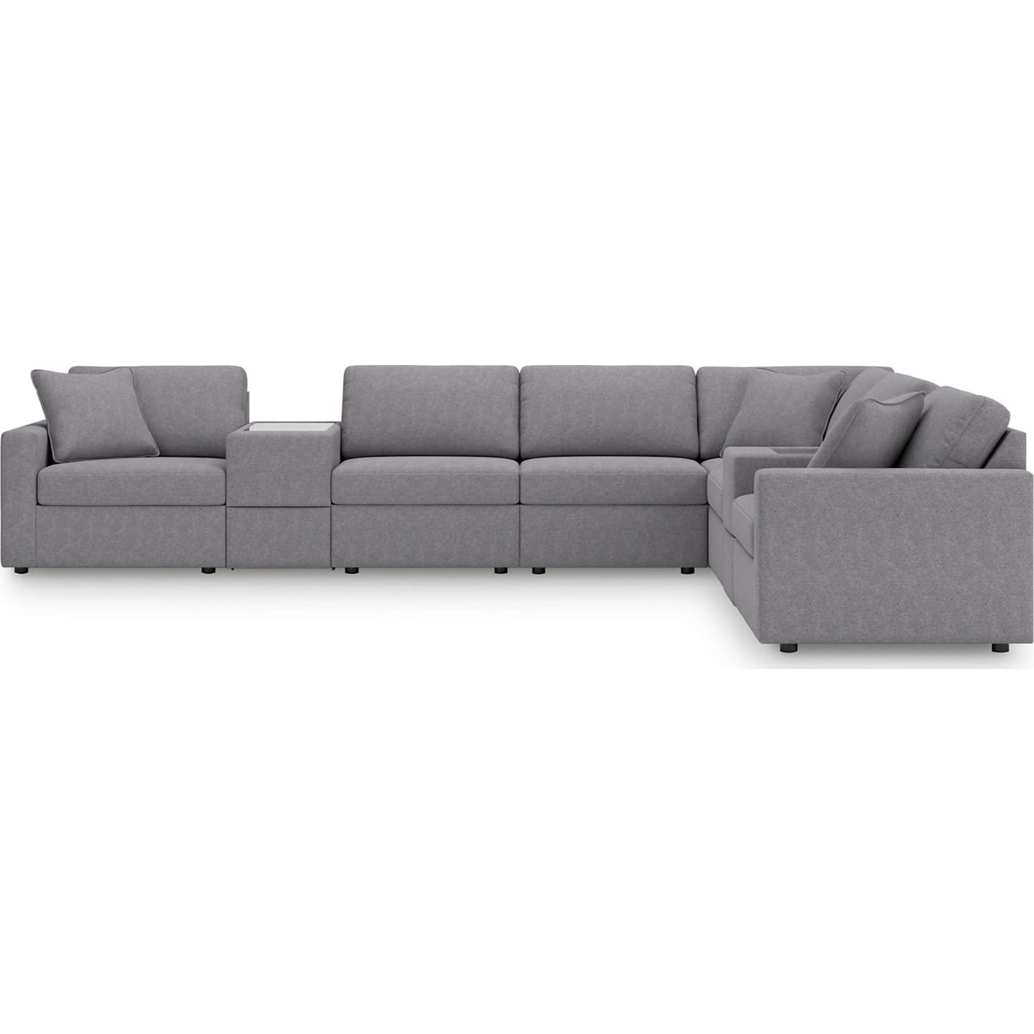 Modmax 8 Piece Modular Sectional with Storage Consoles - Image 44