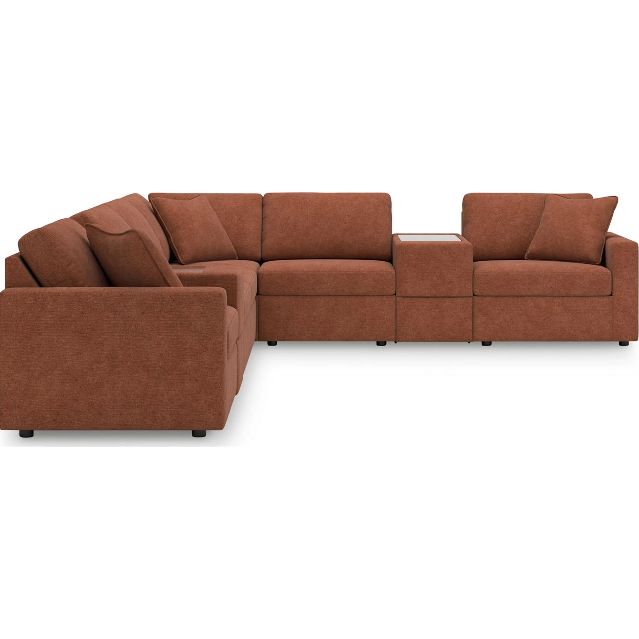 Modmax 8 Piece Modular Sectional with Storage Consoles - Image 53