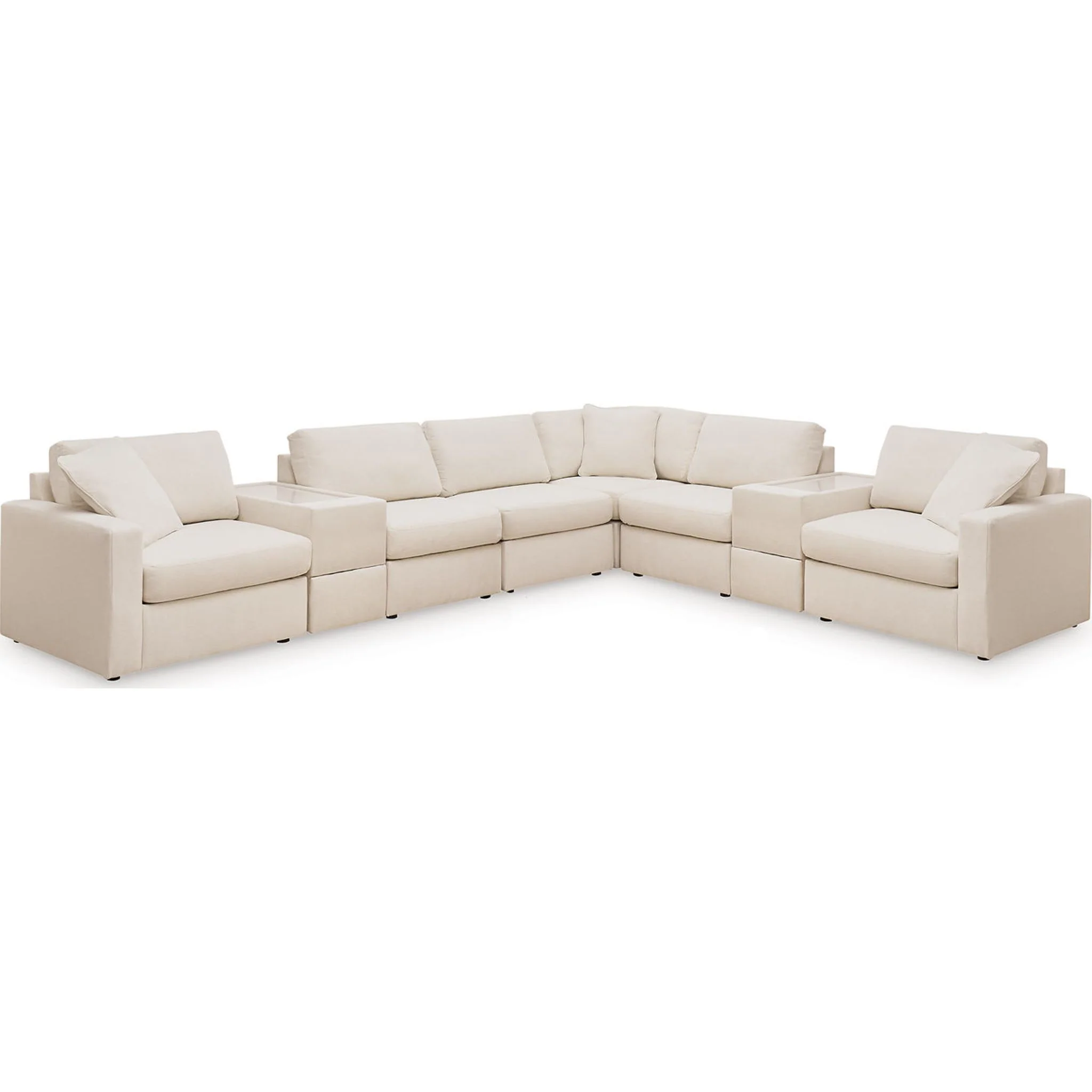 Modmax 8 Piece Modular Sectional with Storage Consoles - Image 70