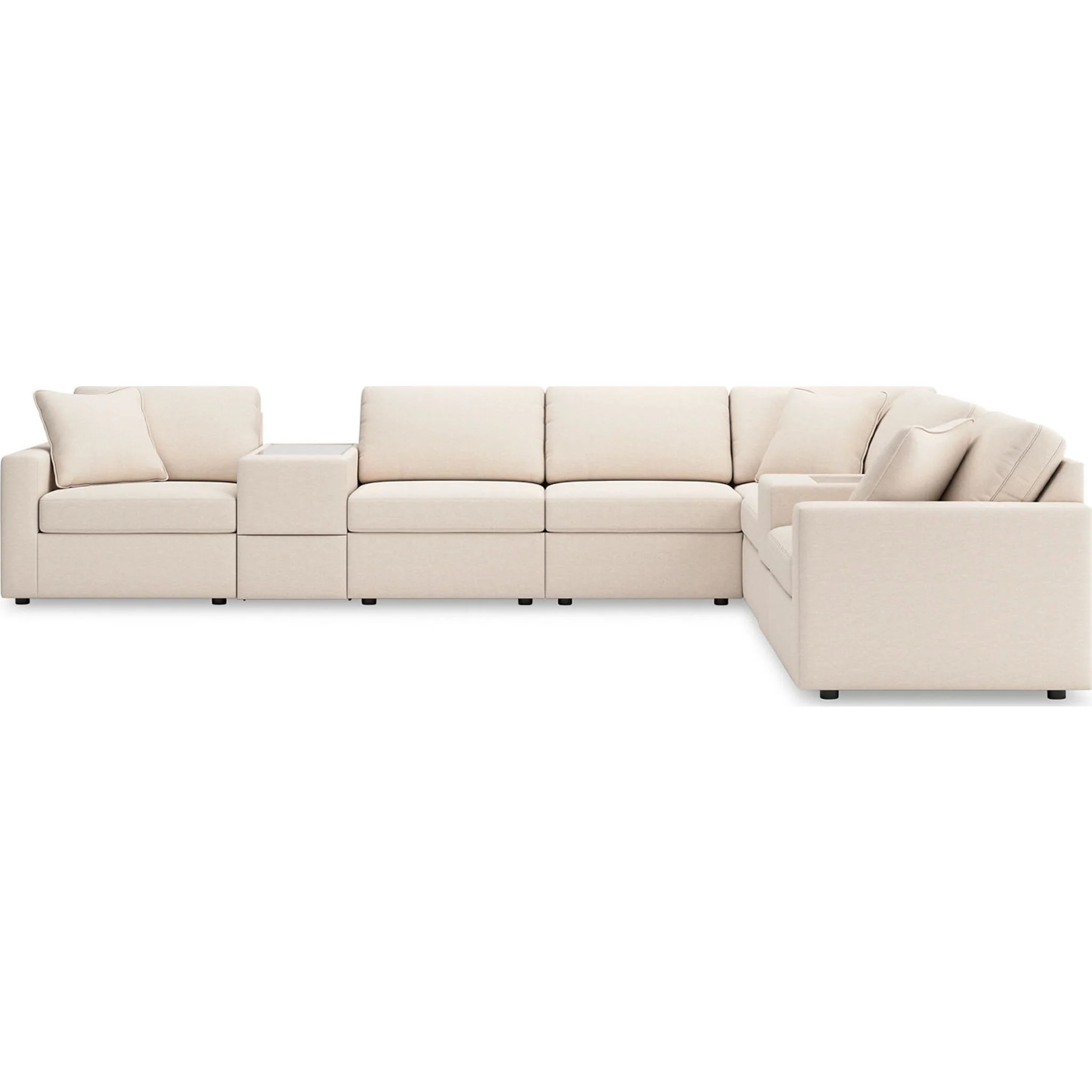 Modmax 8 Piece Modular Sectional with Storage Consoles - Image 79
