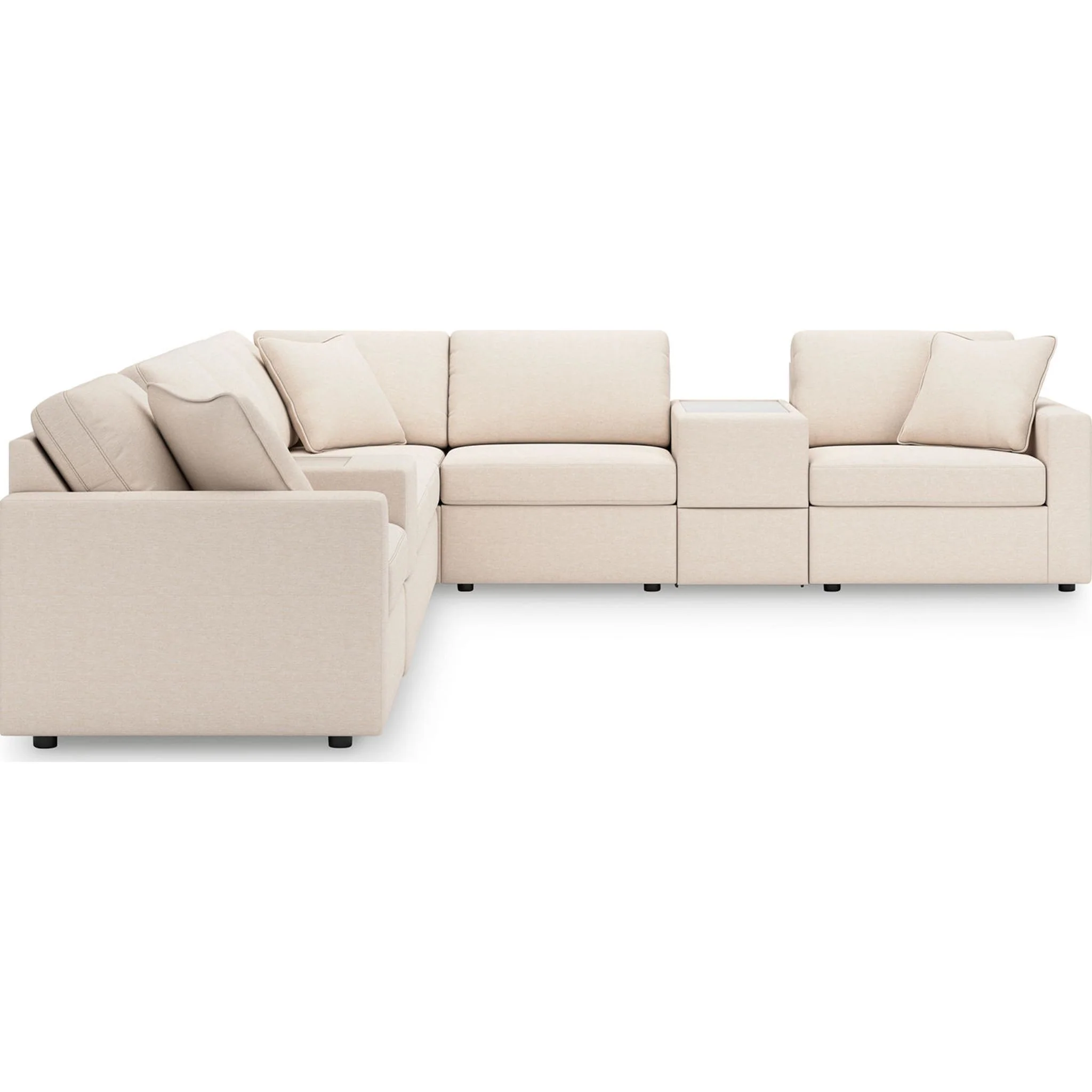 Modmax 8 Piece Modular Sectional with Storage Consoles - Image 80