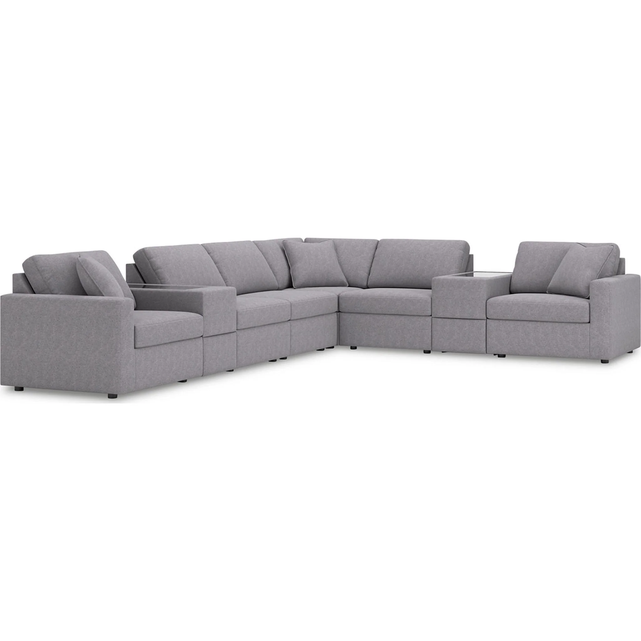 Modmax 8 Piece Modular Sectional with Storage Consoles - Image 81