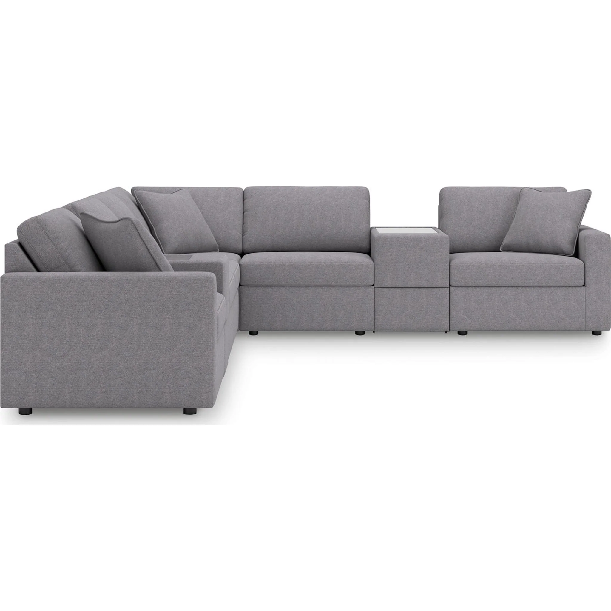 Modmax 8 Piece Modular Sectional with Storage Consoles - Image 84