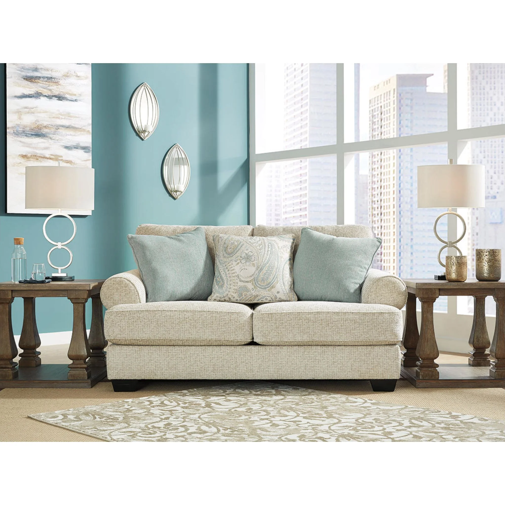 Monaghan Loveseat - Sandstone - Image 2