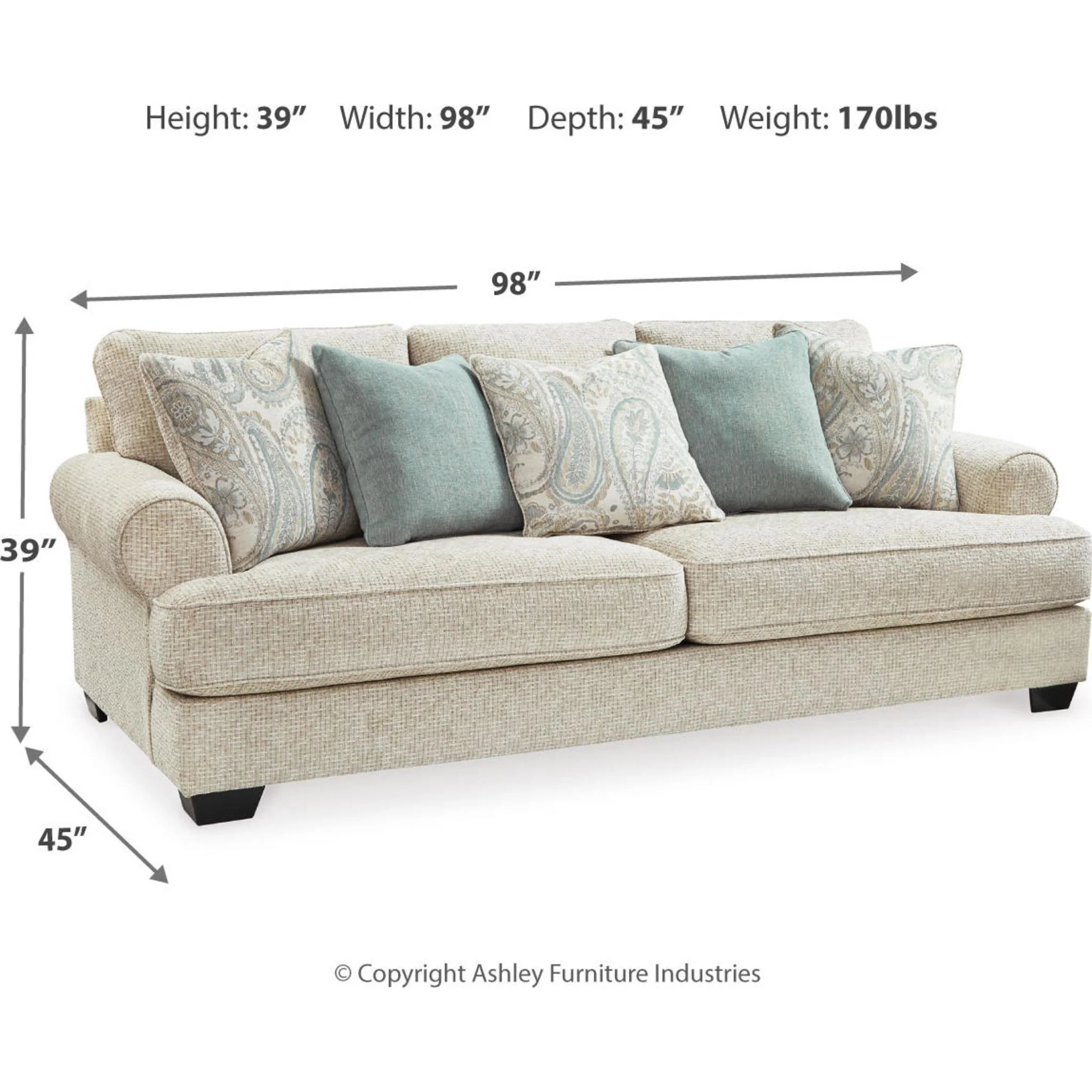 Monaghan Sofa - Sandstone - Image 5