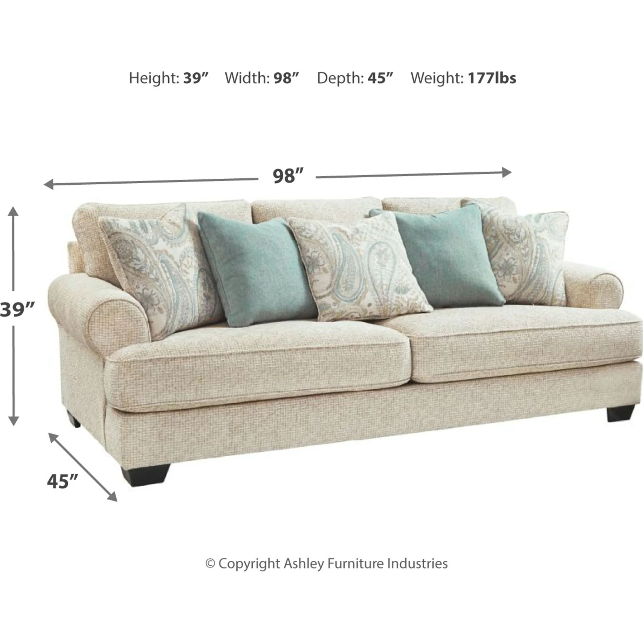 Monaghan Sofa - Sandstone - Image 7