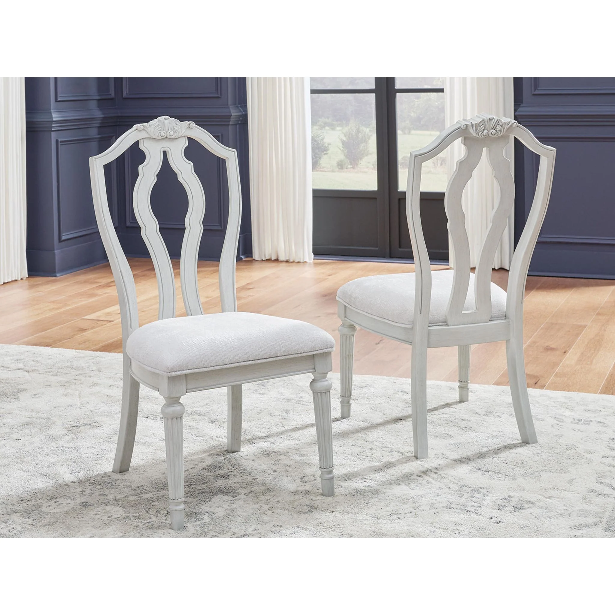 Montelaine Dining Chair - Antique White - (D795-01) - Image 3