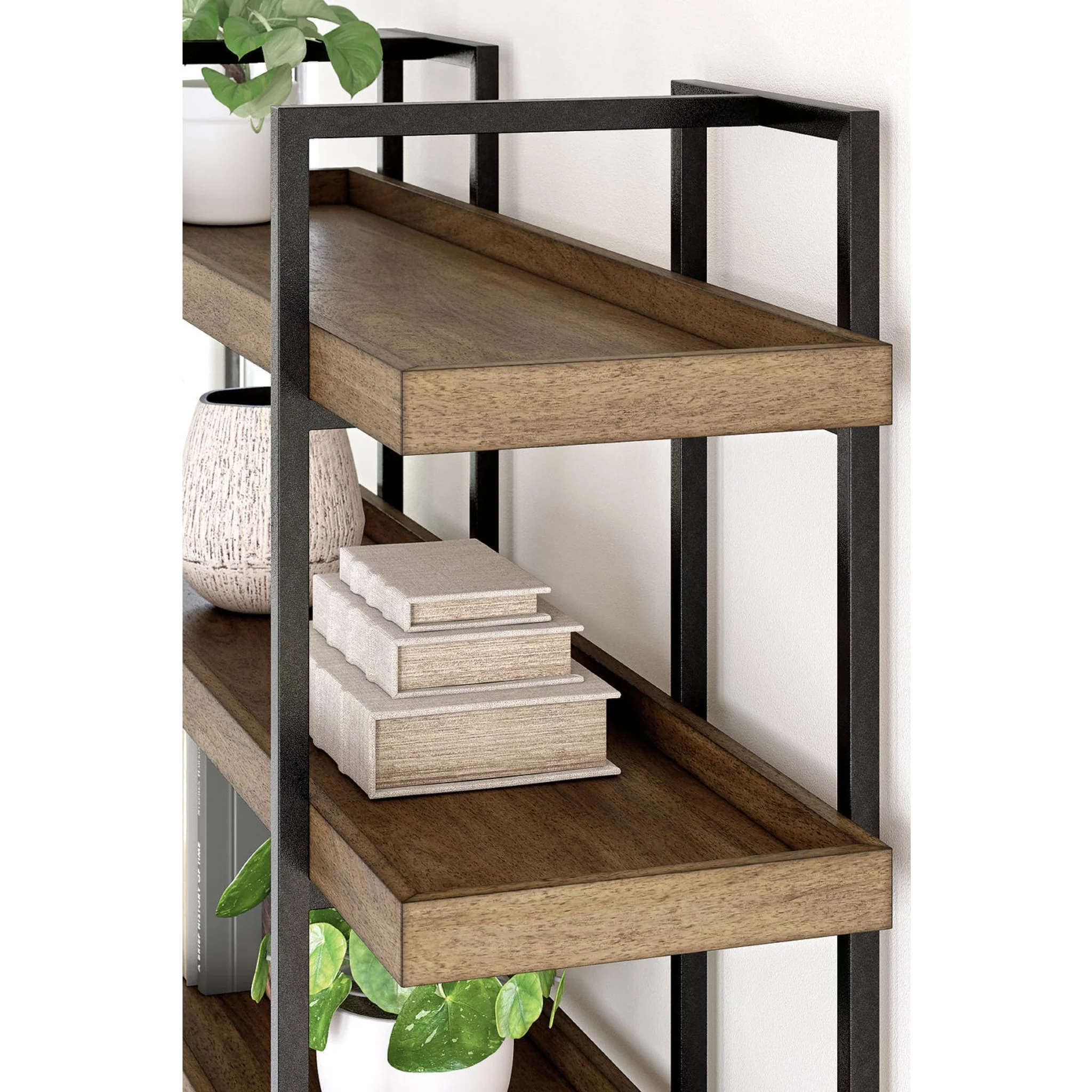 Montia Bookcase - Light Brown - Image 6
