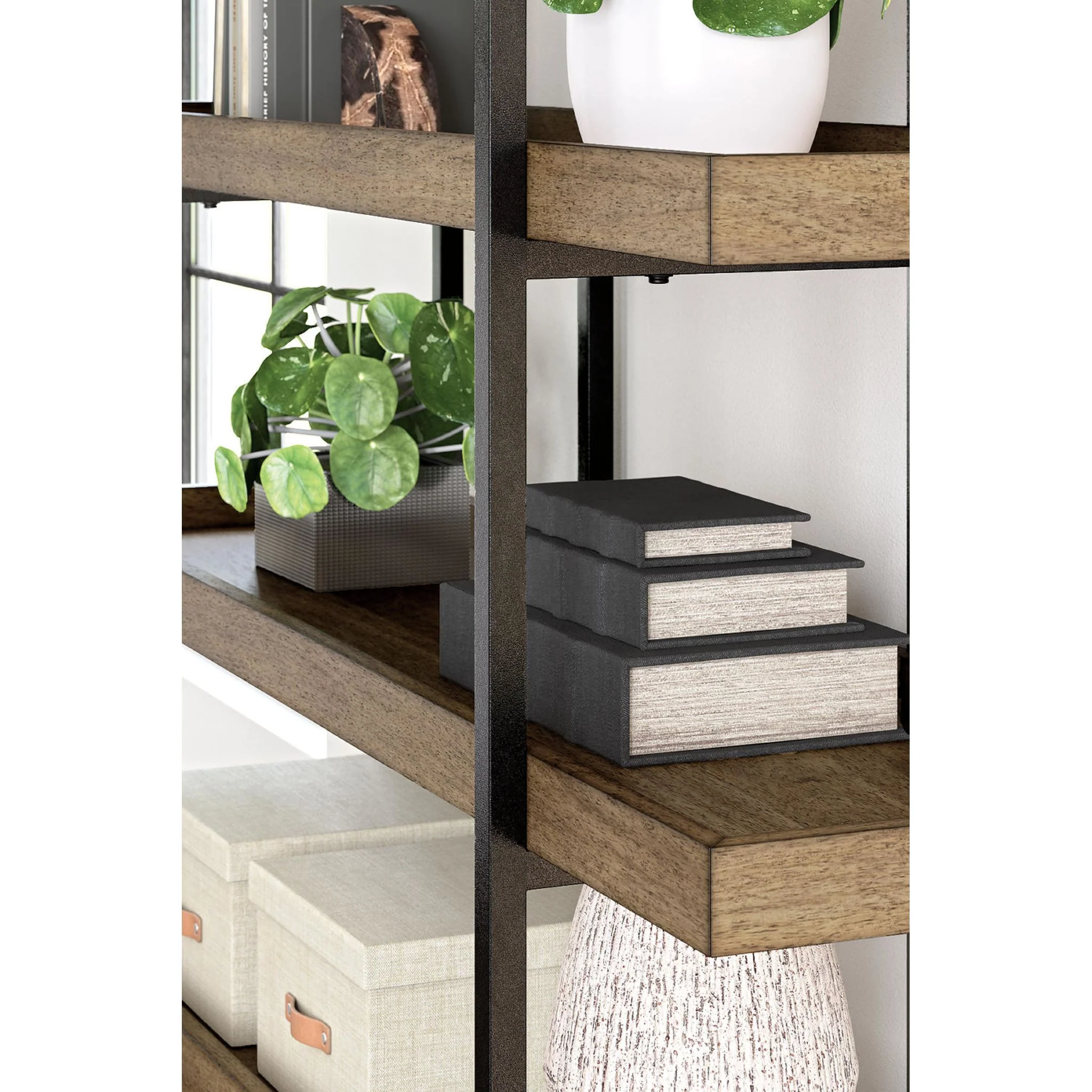 Montia Bookcase - Light Brown - Image 7