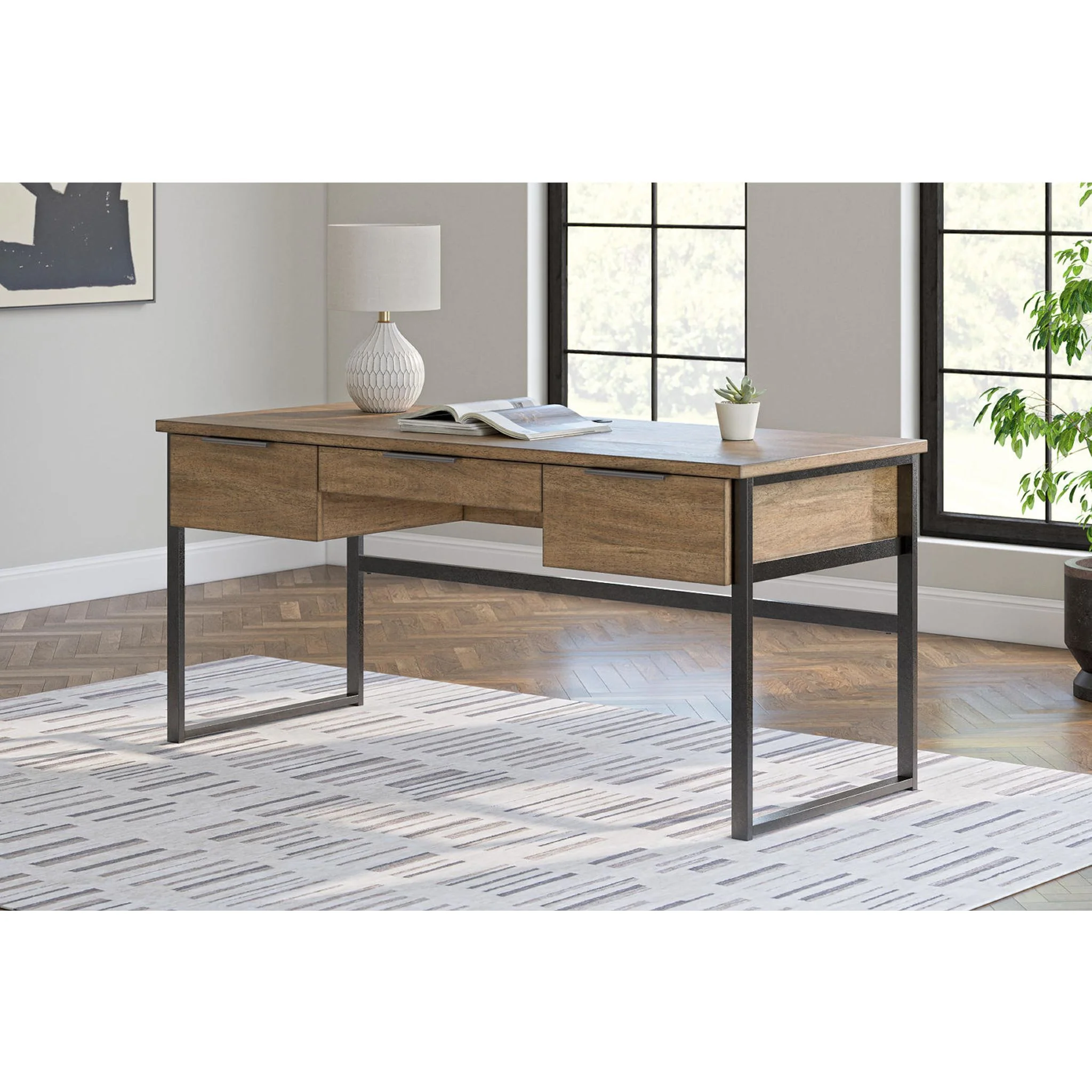 Montia Desk - Light Brown - Image 2