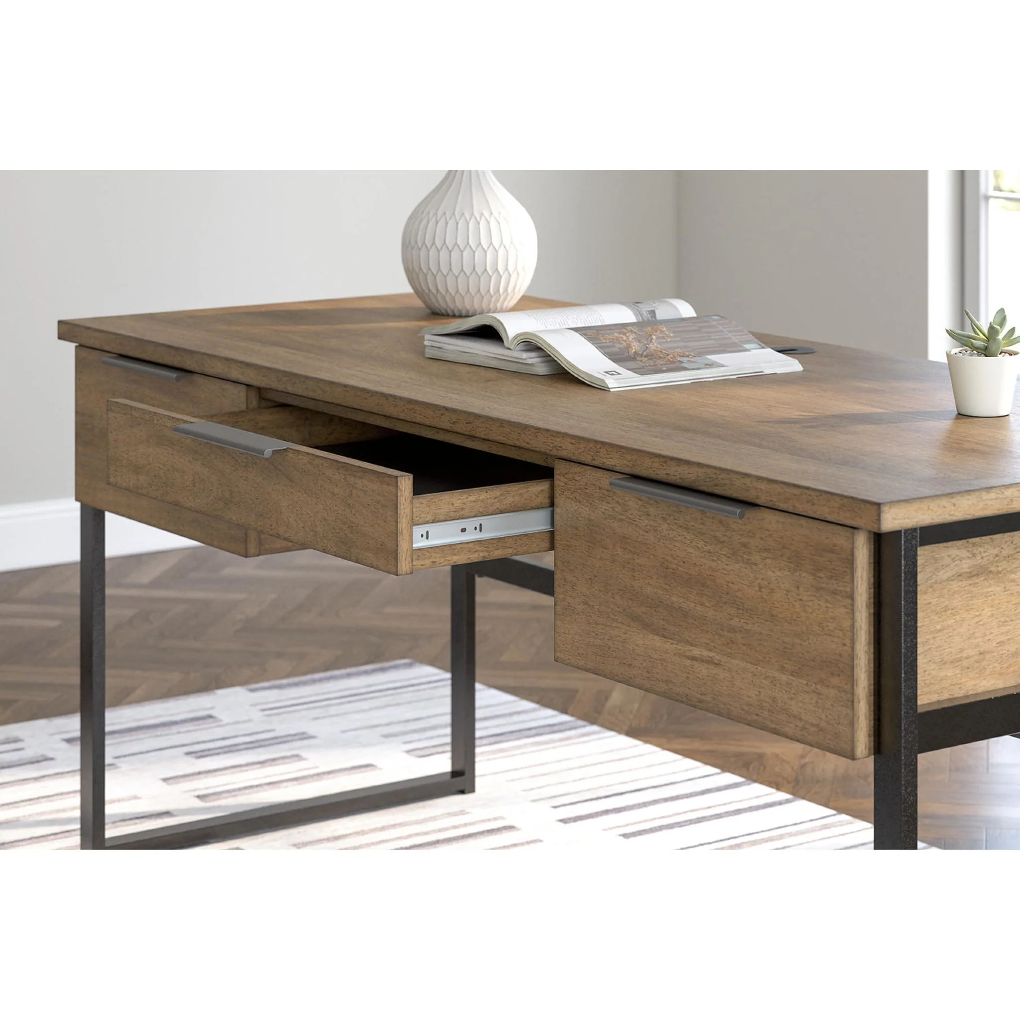 Montia Desk - Light Brown - Image 9