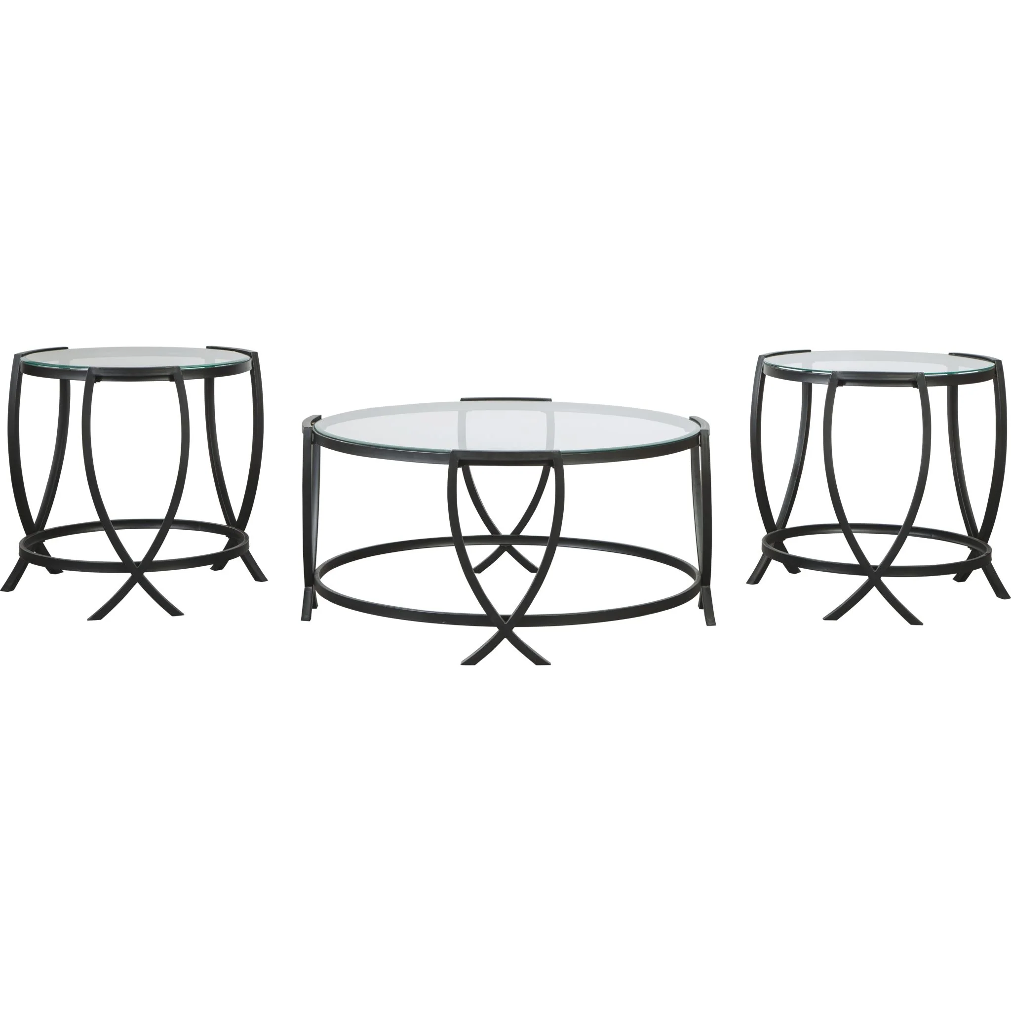 Morgantown 3 Pack Tables - Black - Image 3
