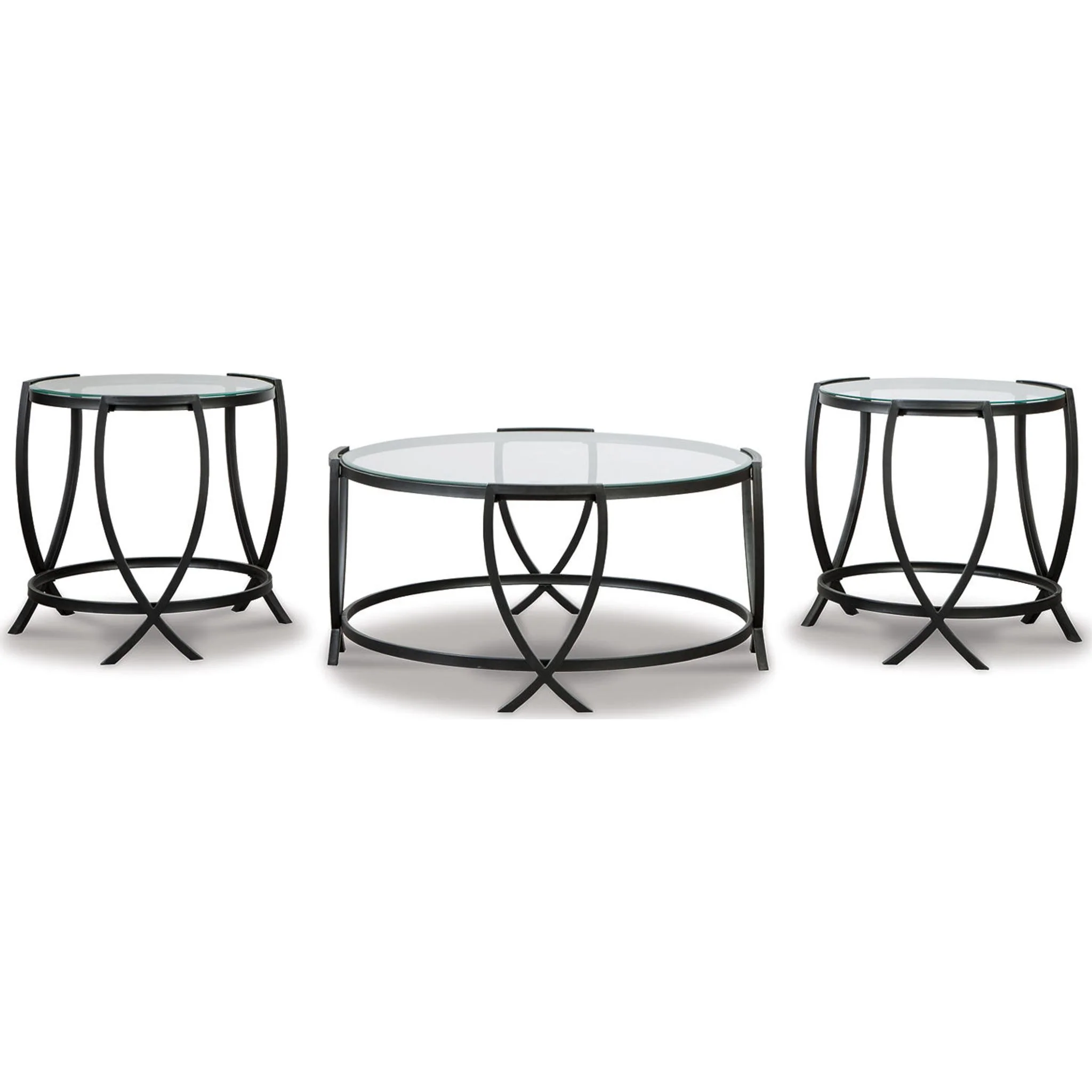 Morgantown 3 Pack Tables - Black - Image 8