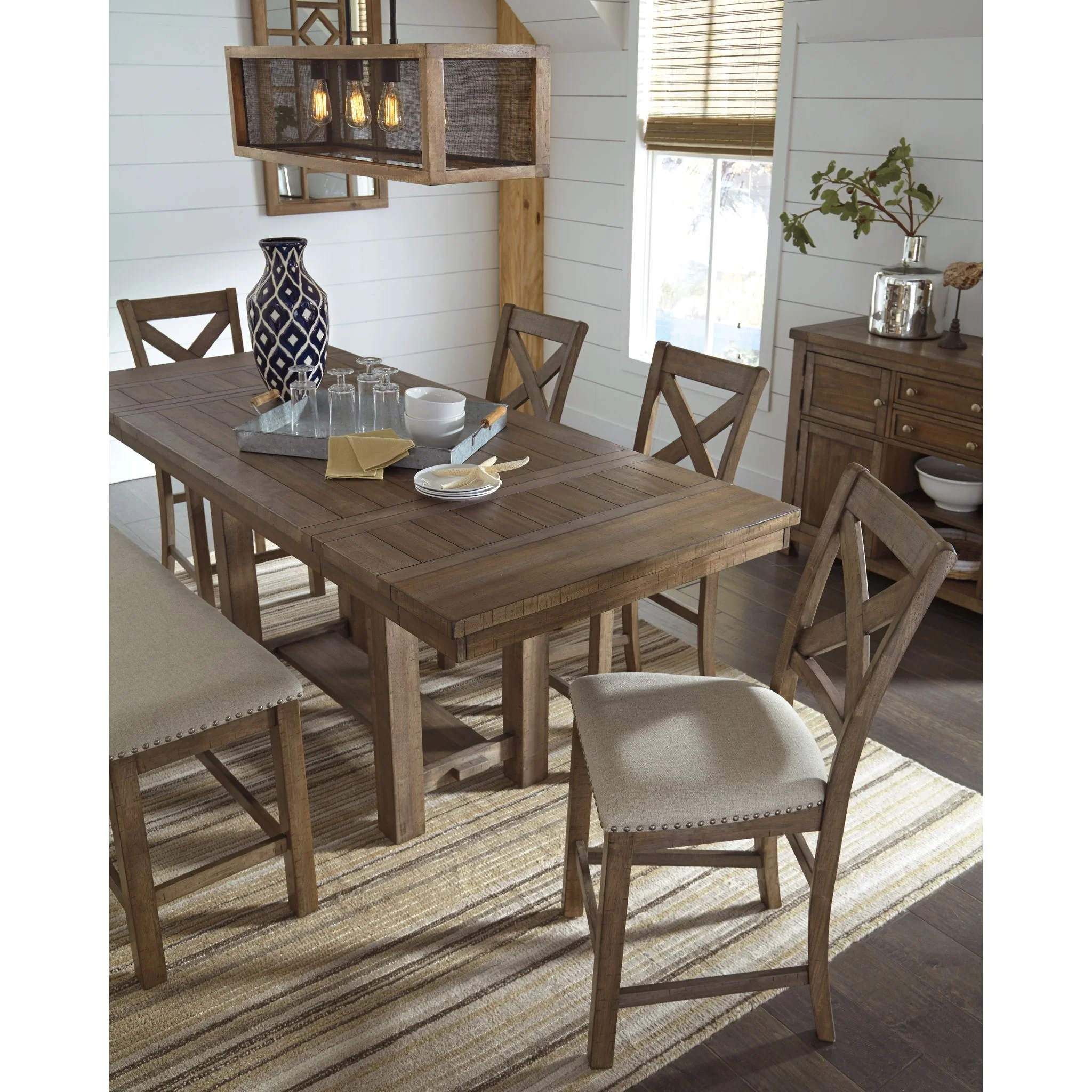 Moriville Counter Height Stool - Beige - (D631-124) - Image 3