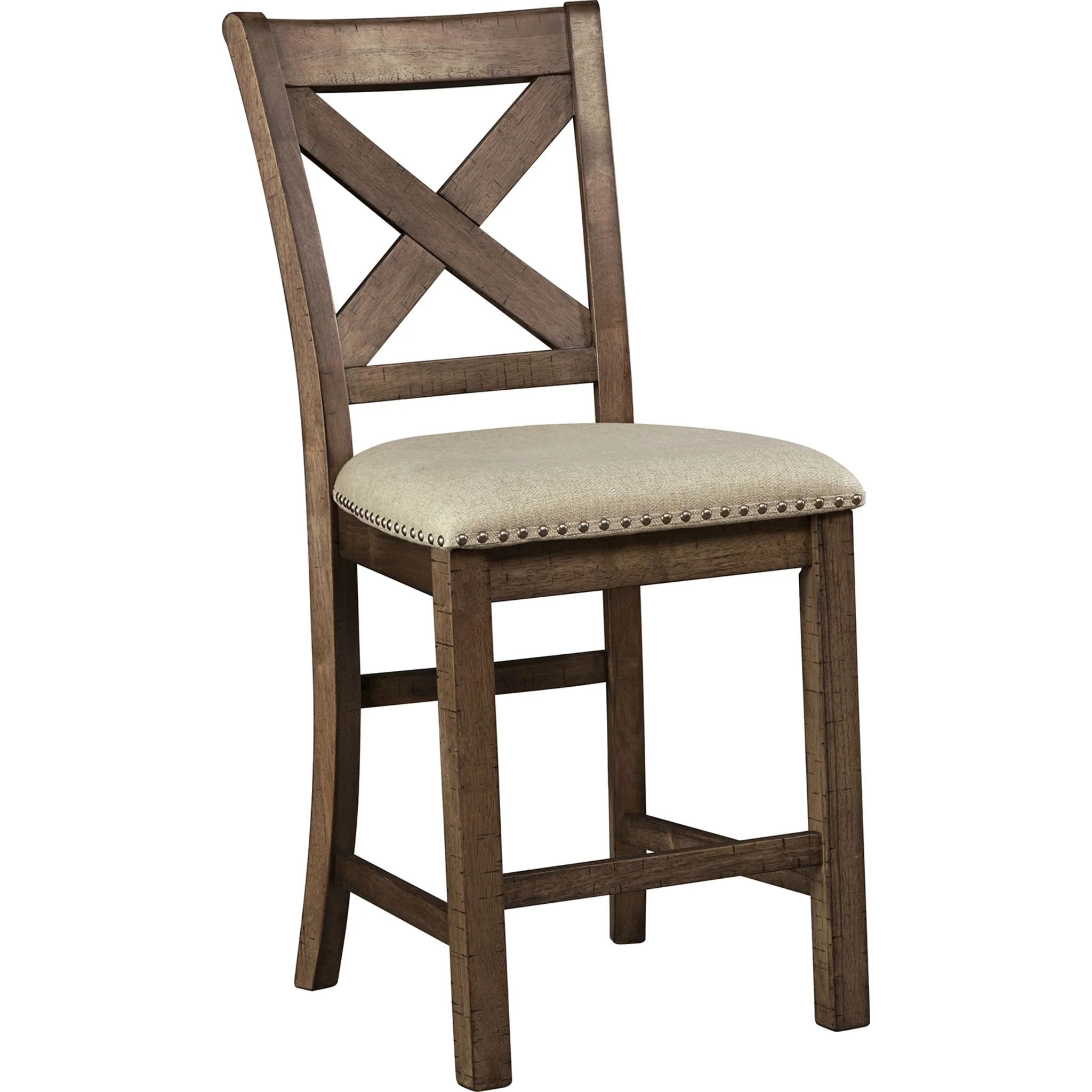 Moriville Counter Height Stool - Beige - (D631-124) - Image 5