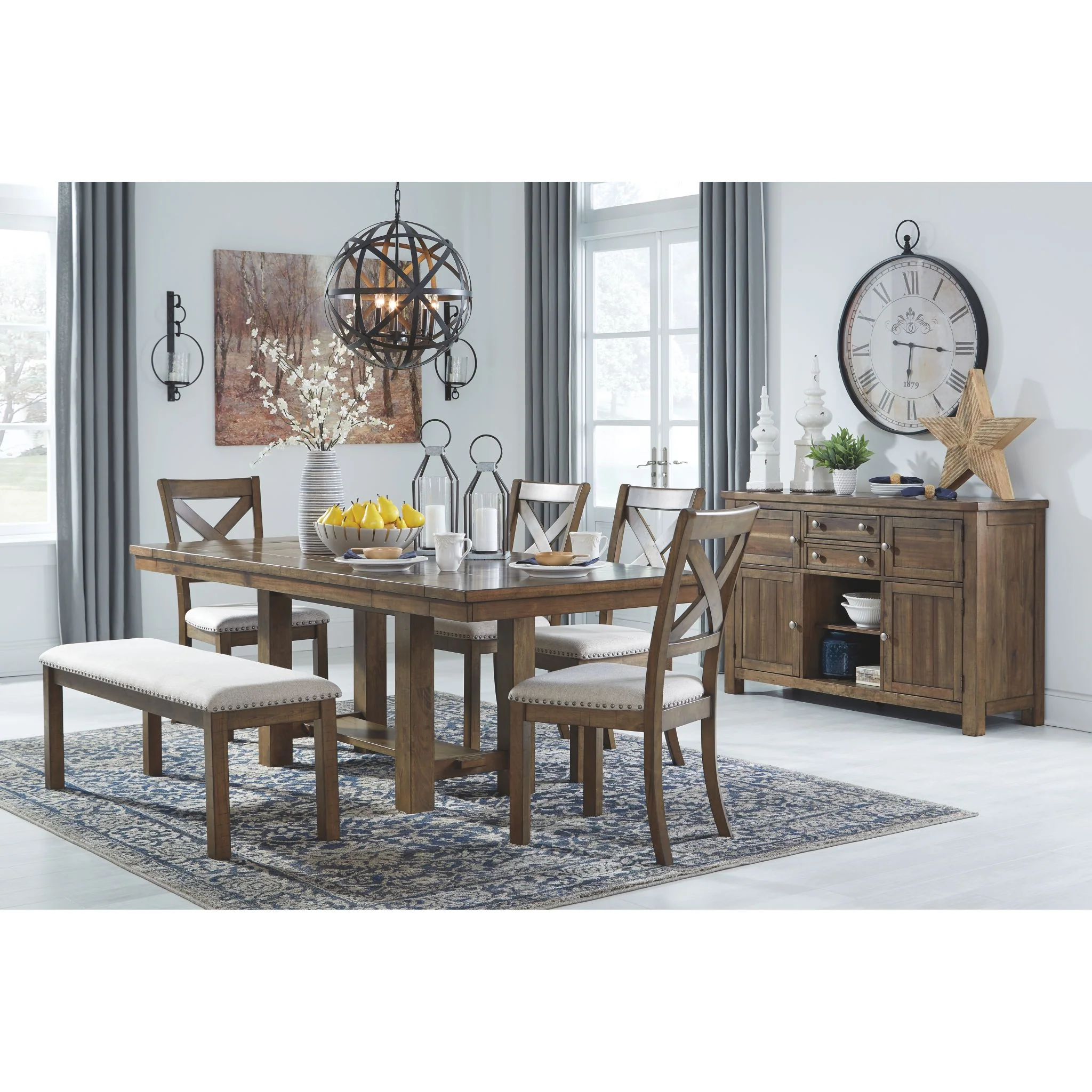 Moriville Dining Bench - Beige - (D631-00) - Image 7
