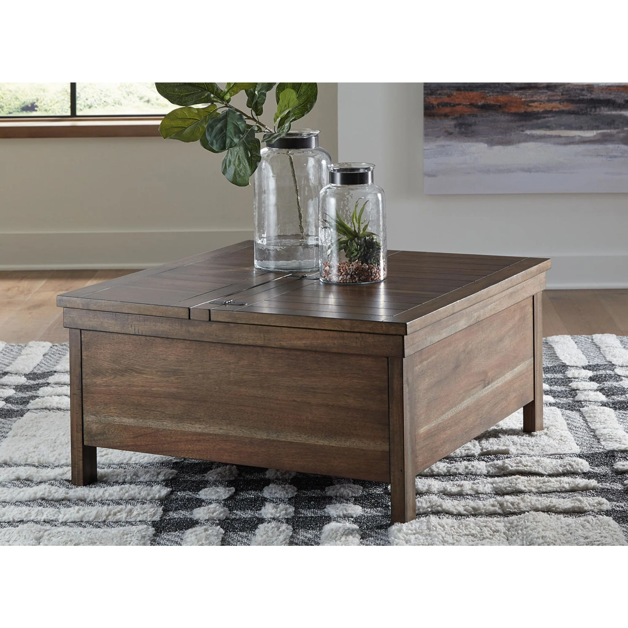 Moriville Coffee Table - Grayish Brown - Image 3
