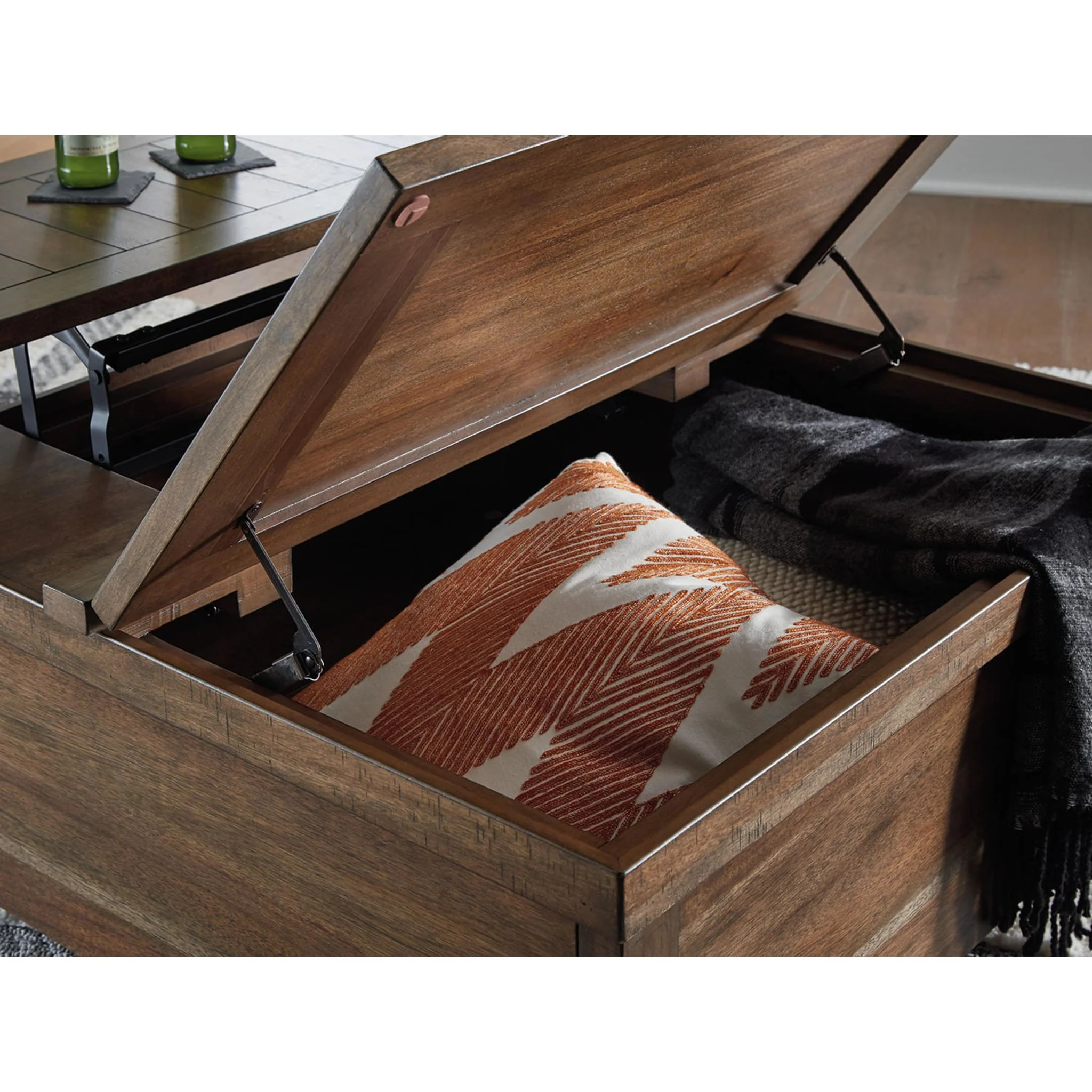 Moriville Coffee Table - Grayish Brown - Image 6