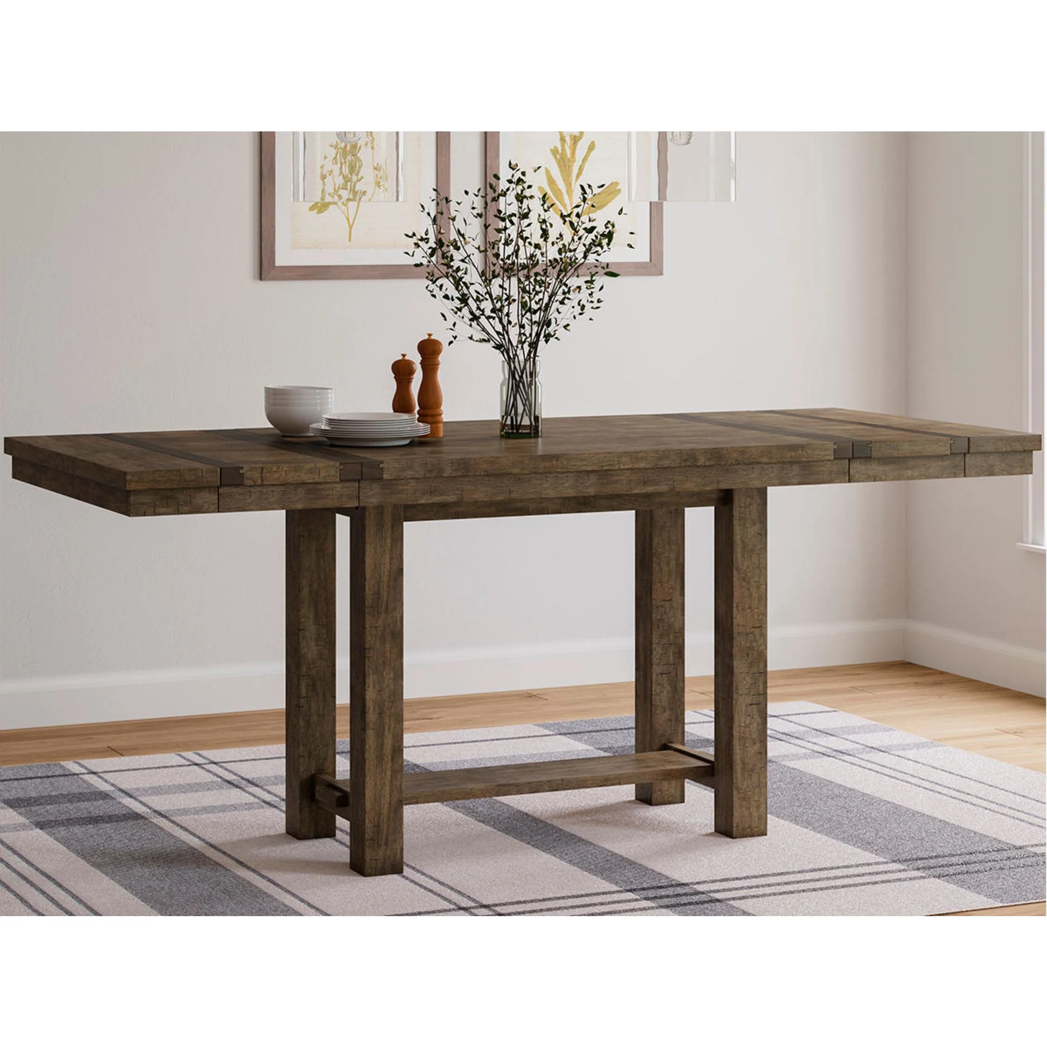 Moriville Counter Height Extension Table - Beige - (D631-32) - Image 16