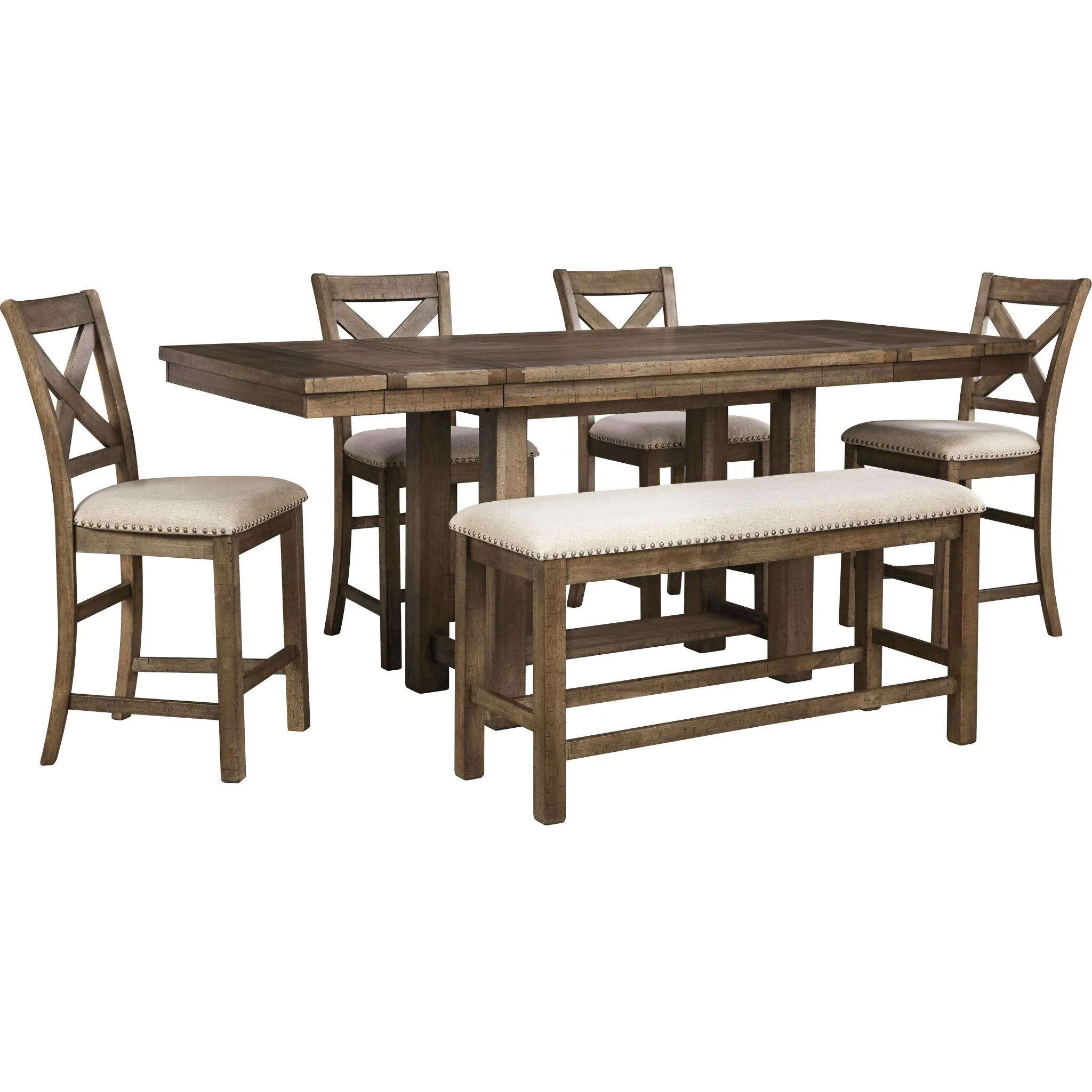 Moriville Counter Height Extension Table - Beige - (D631-32) - Image 5