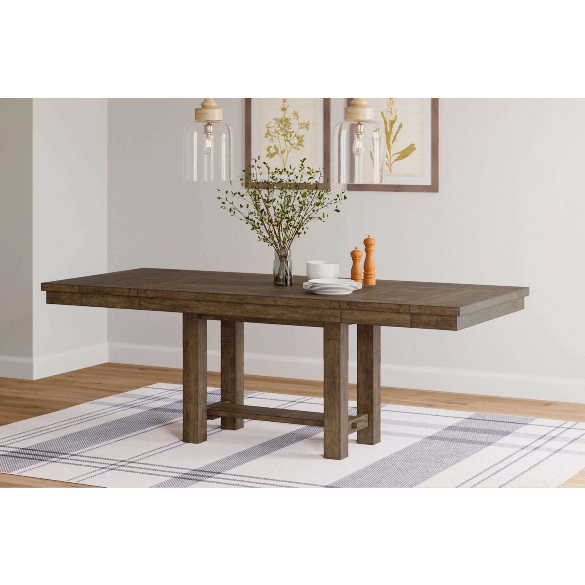 Moriville Dining Extension Table - Grayish Brown - (D631-45) - Image 2