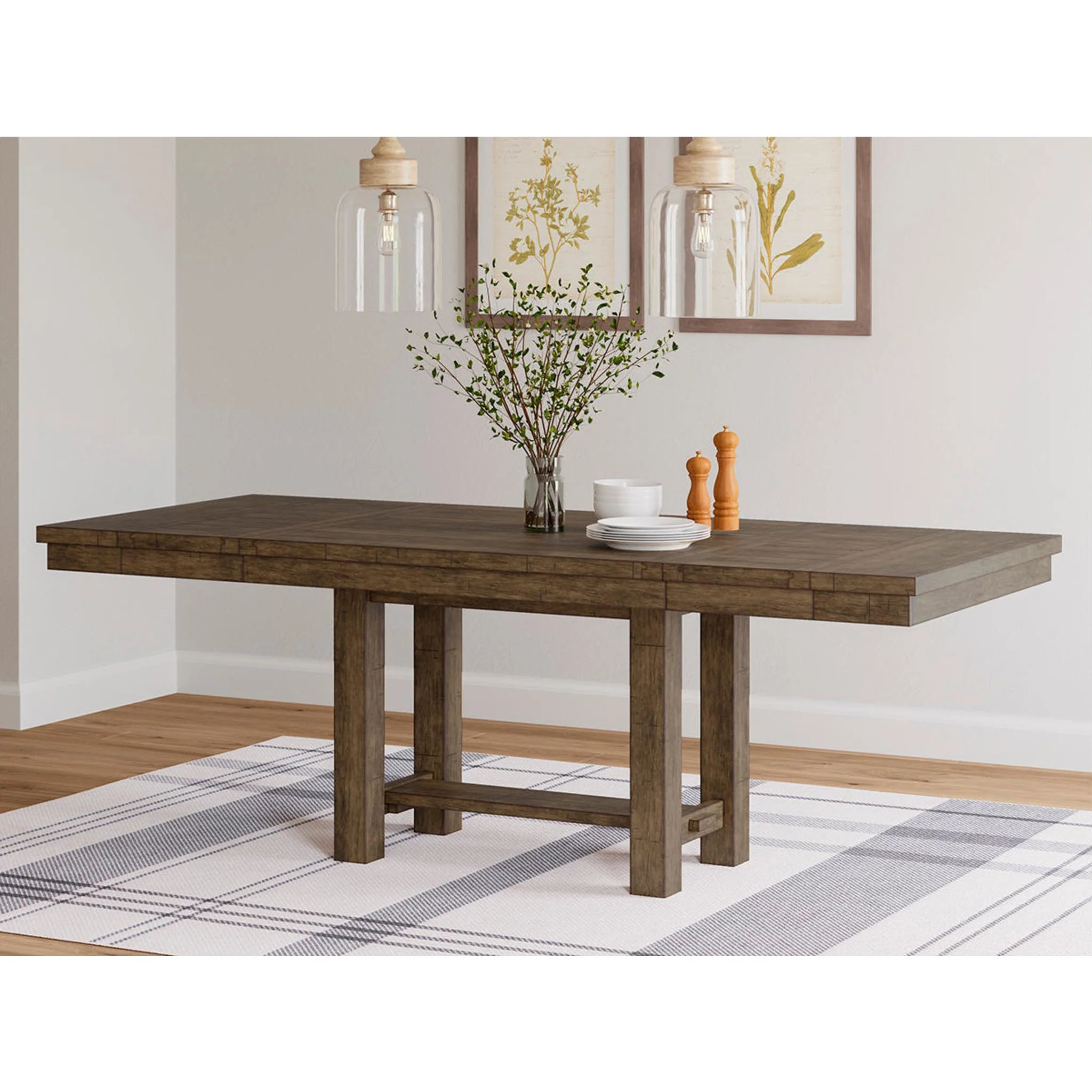 Moriville Dining Extension Table - Grayish Brown - (D631-45) - Image 24