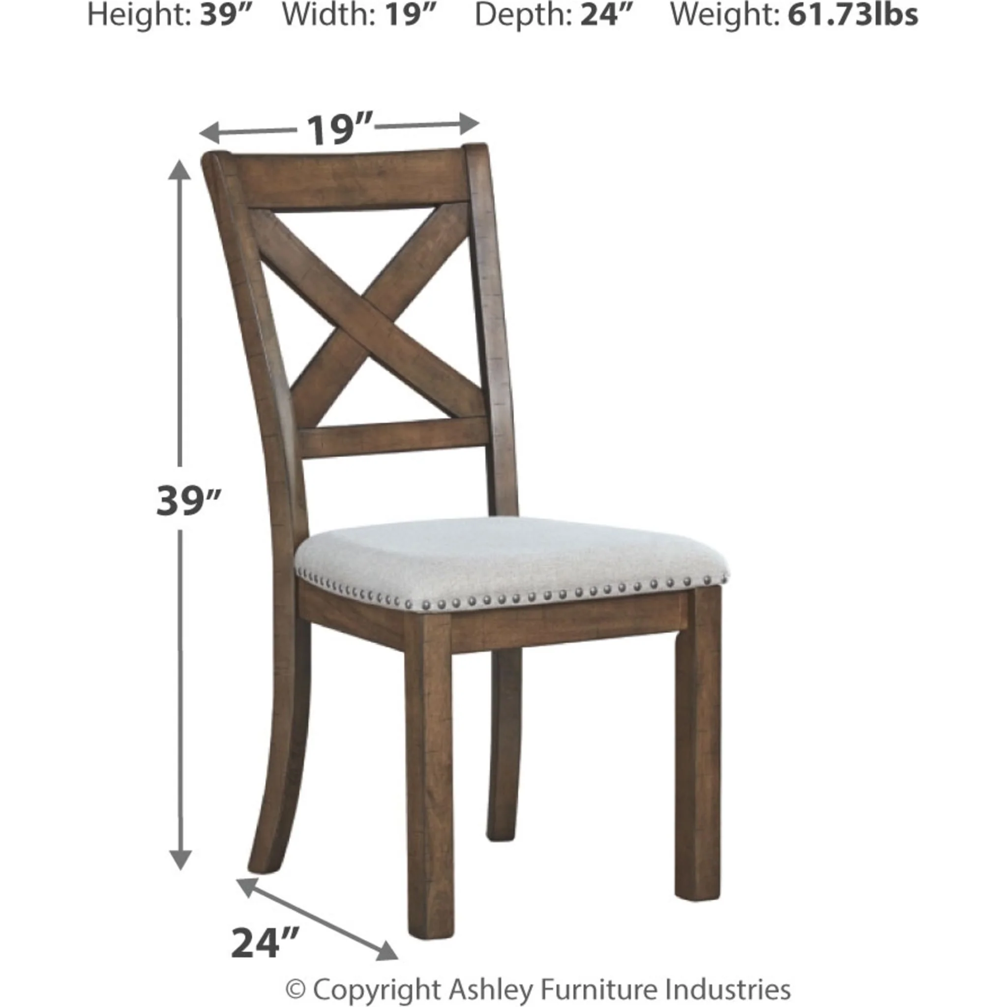 Moriville Side Chair - Beige - (D631-01) - Image 14