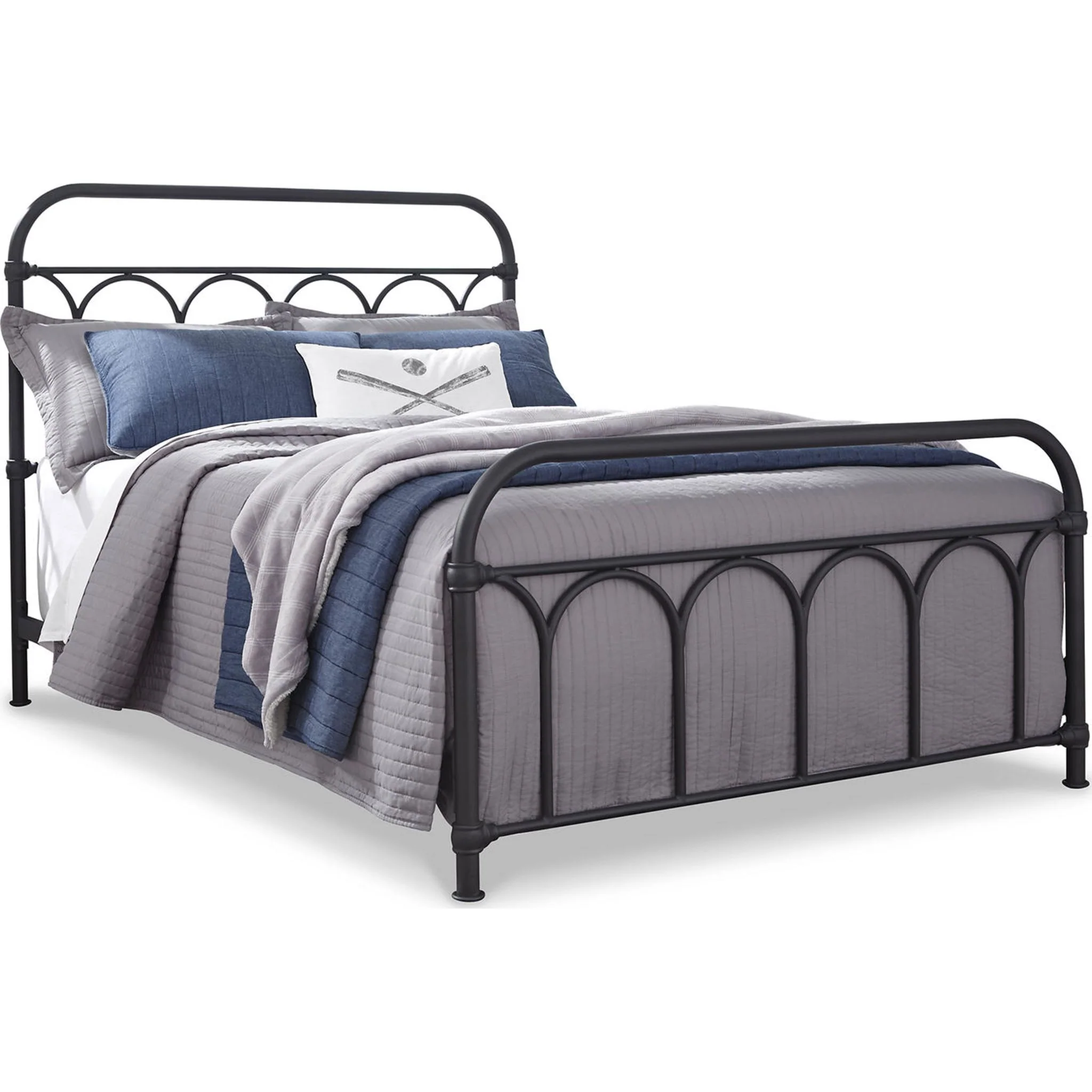 Nashburg Metal Bed - Black - Image 24