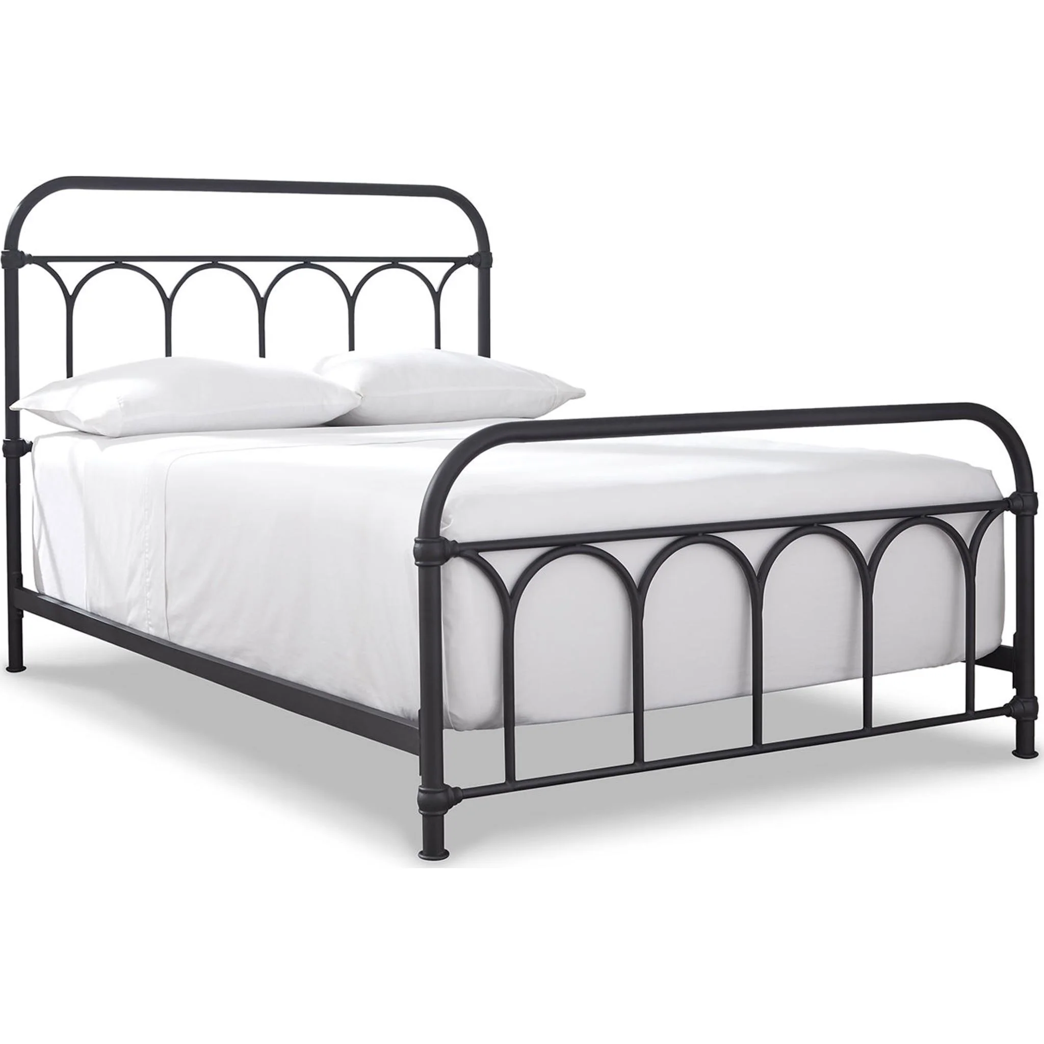 Nashburg Metal Bed - Black - Image 27