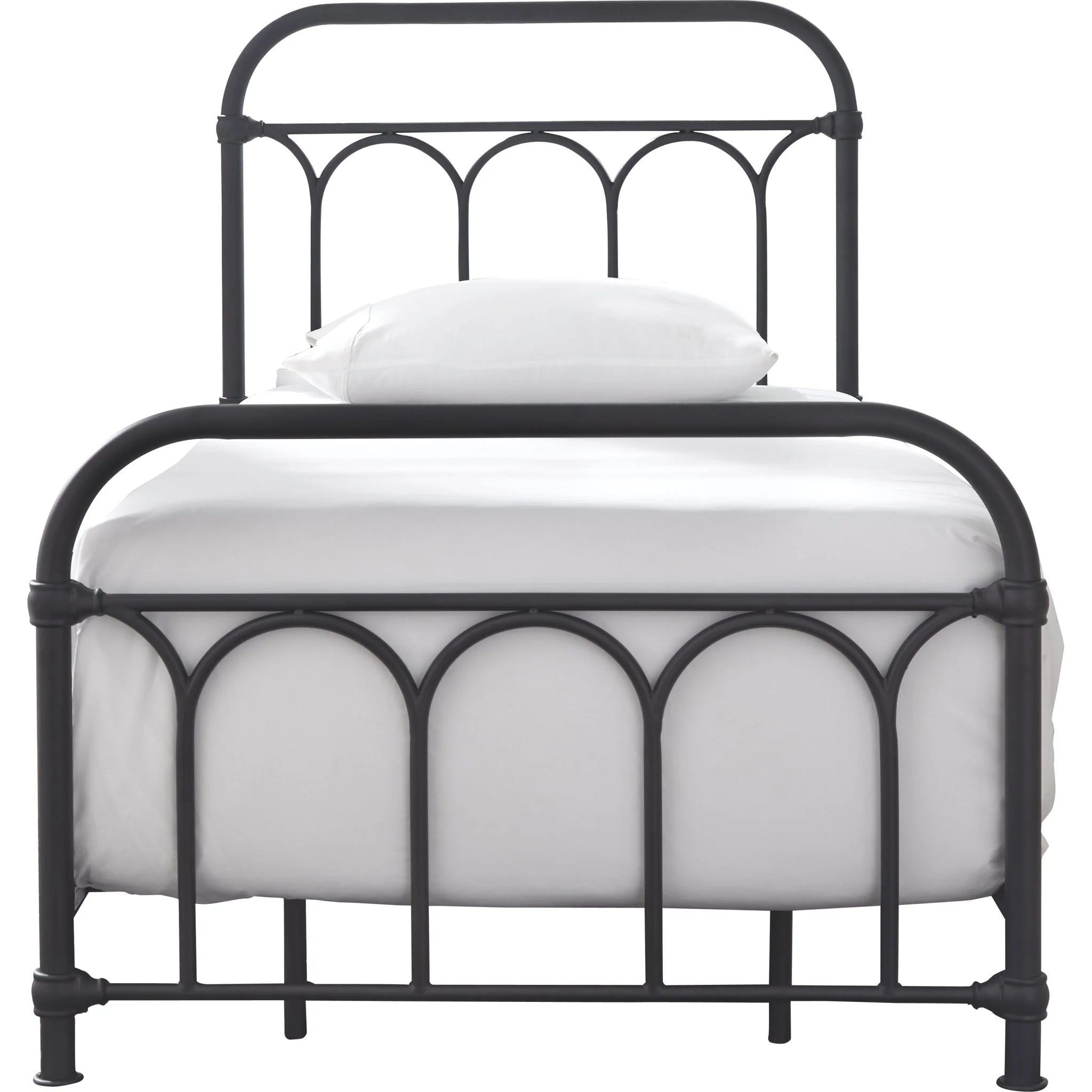 Nashburg Metal Bed - Black - Image 3
