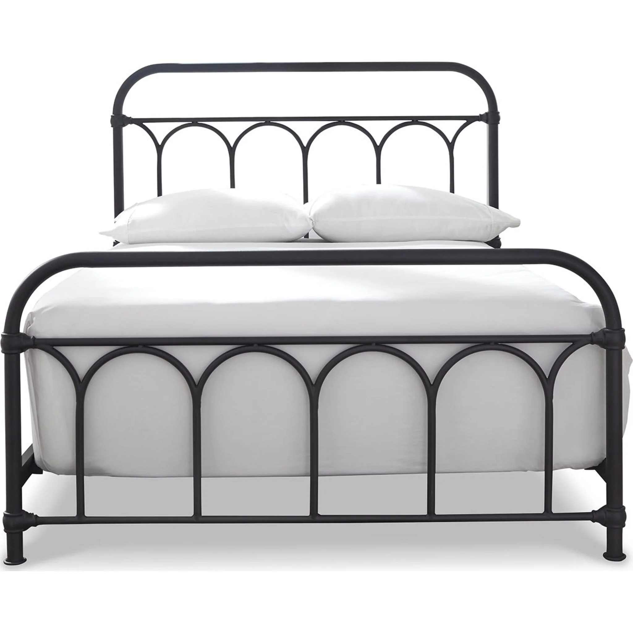 Nashburg Metal Bed - Black - Image 36