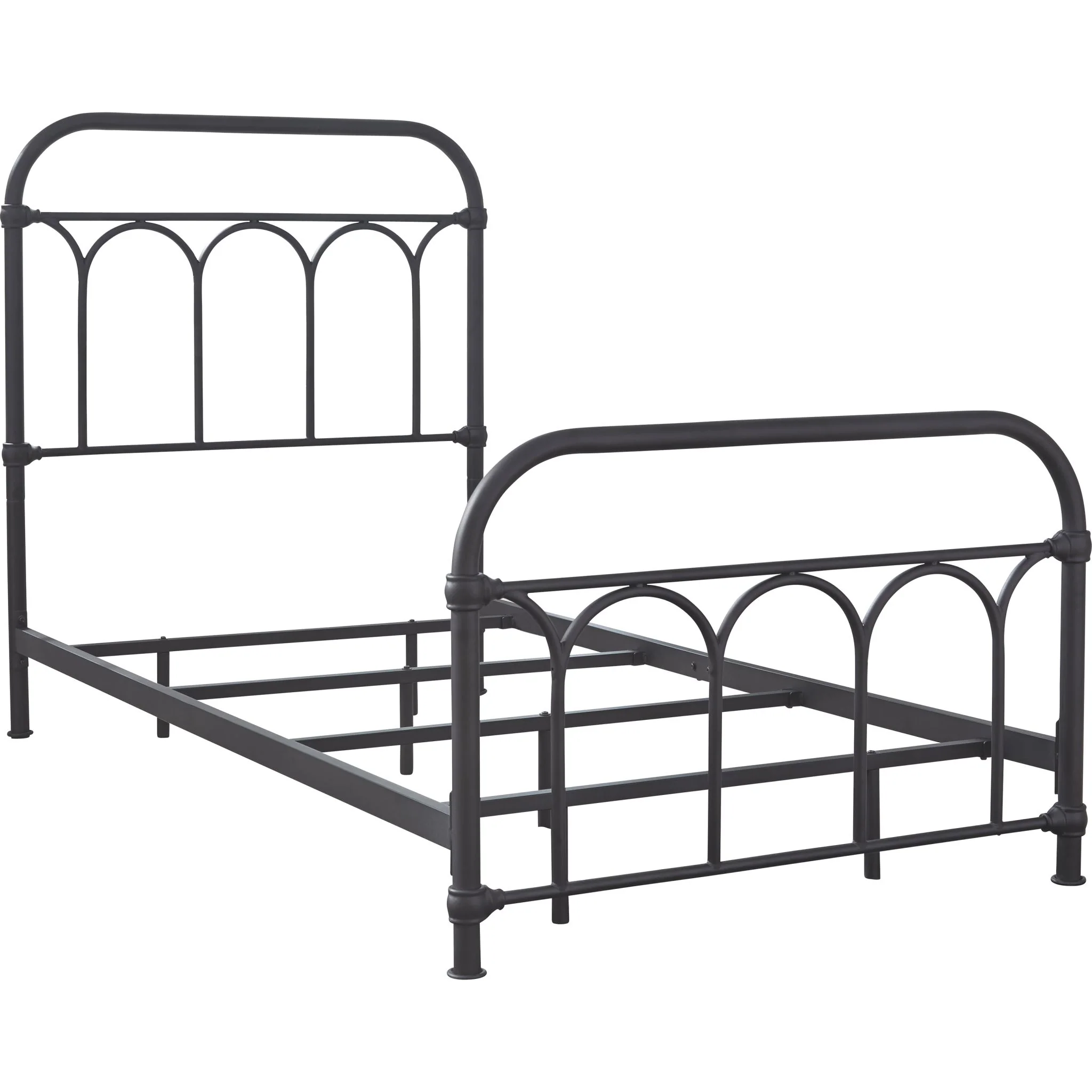 Nashburg Metal Bed - Black - Image 5